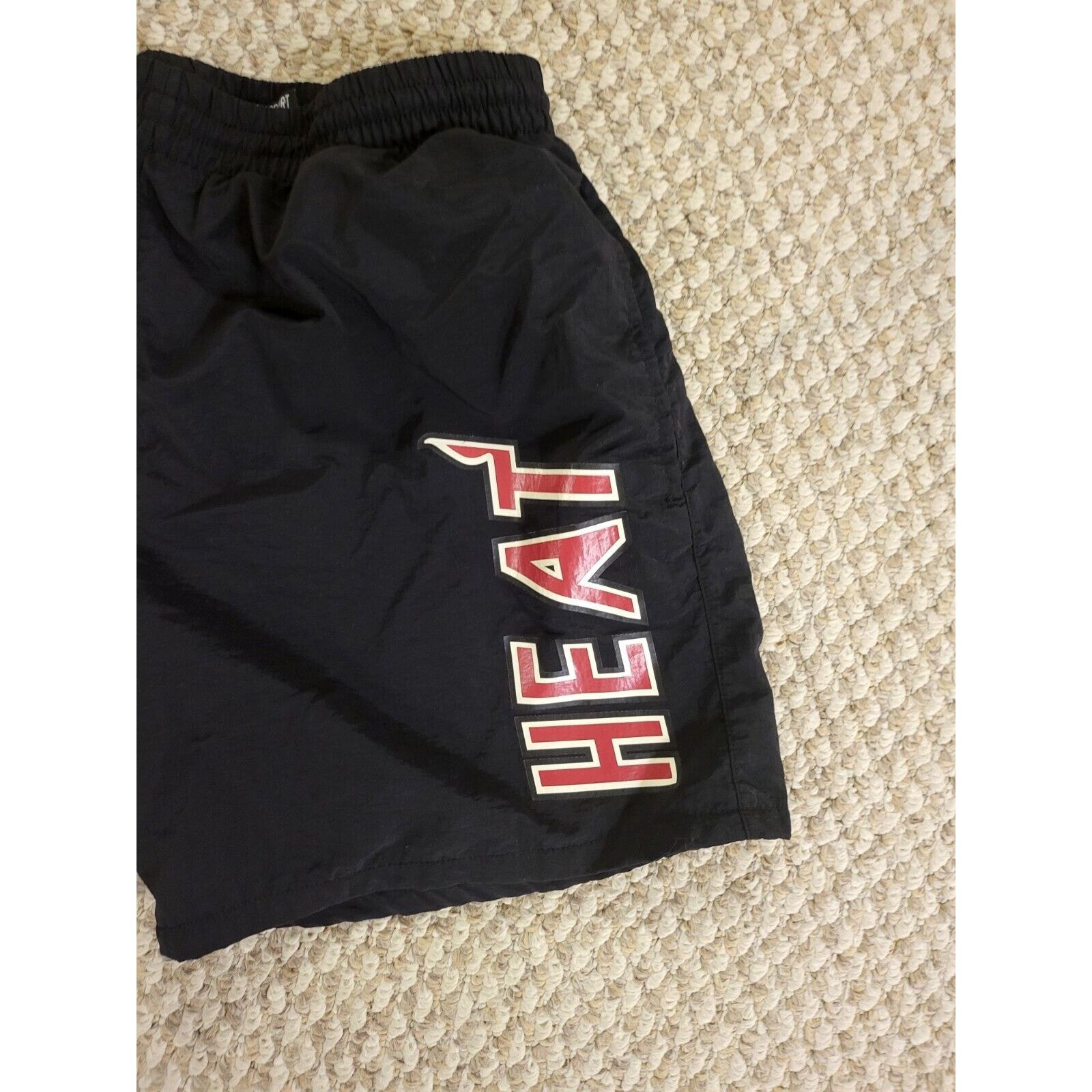 Mitchell & Ness Miami Heat Mitchell Ness Black Shorts Mens Size Small Size 32 - 2 Thumbnail