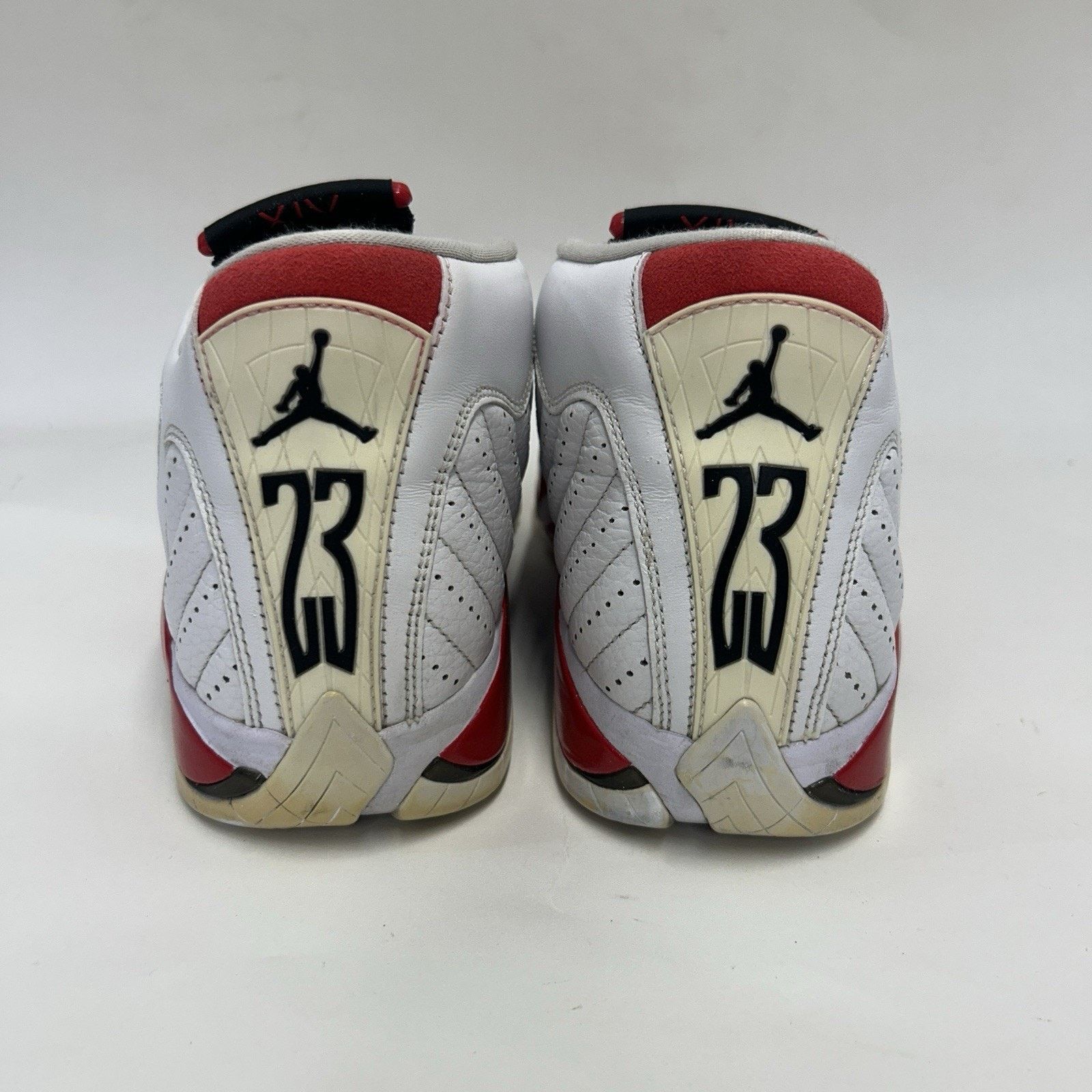 Jordan Brand Nike Air Jordan 14 Retro OG “Candy Cane/RIP Hamilton” Size US 10 / EU 43 - 5 Thumbnail