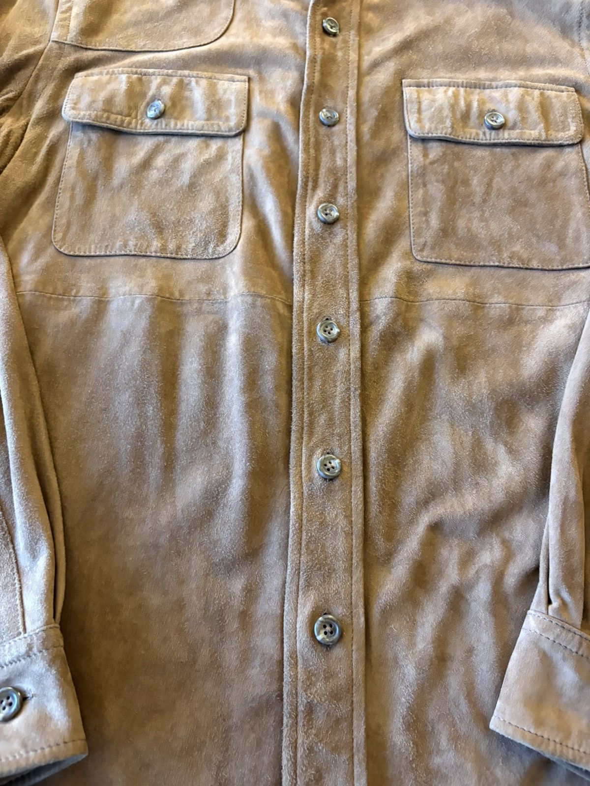 Polo Ralph Lauren POLO RALPH LAUREN SUEDE SHIRT SMALL Size US S / EU 44-46 / 1 - 3 Thumbnail