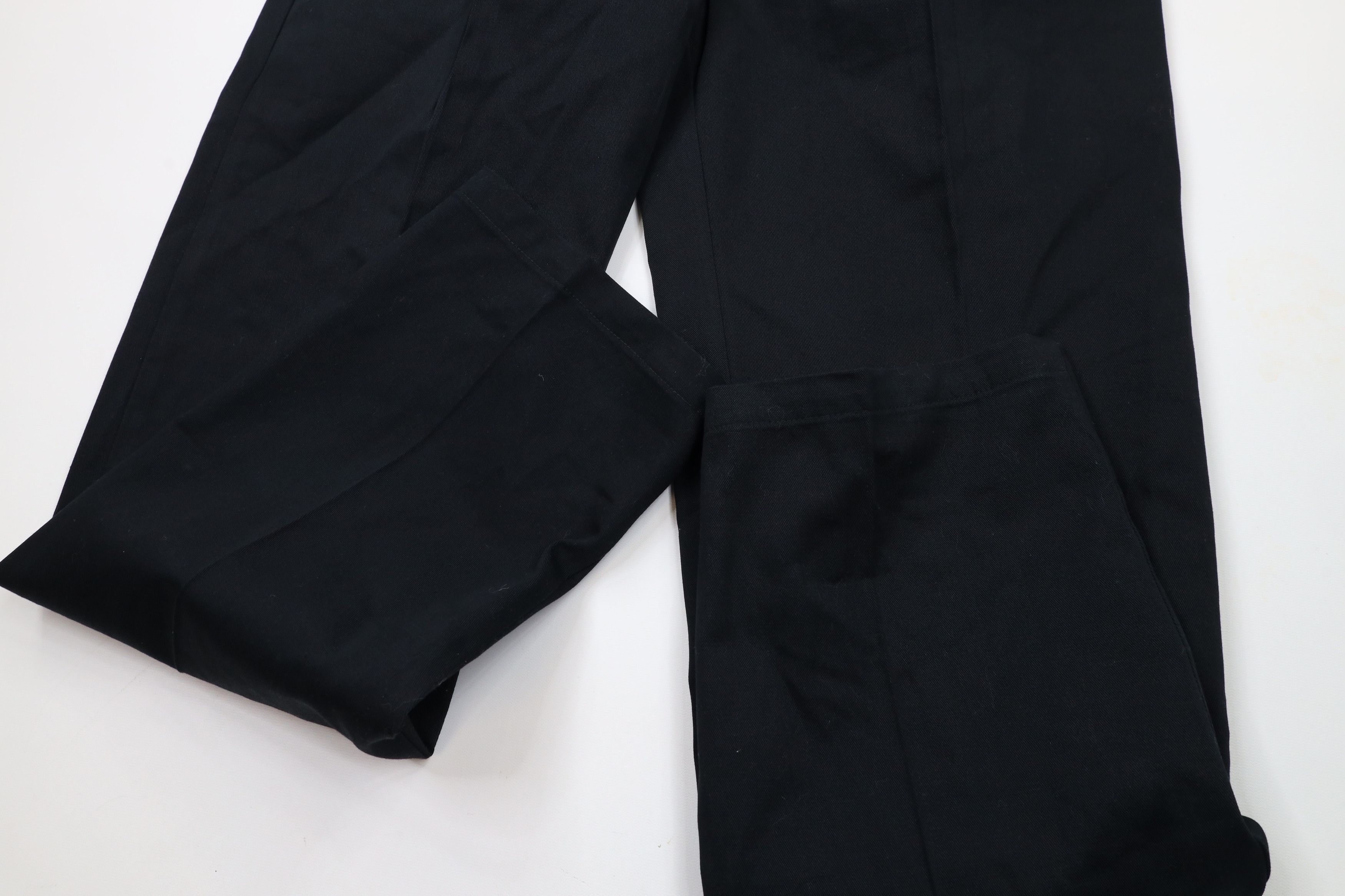 Vintage × Wrangler Deadstock Vintage Y2K Wrangler Wide Leg Chino Pants Black Size US 36 / EU 52 - 5 Thumbnail