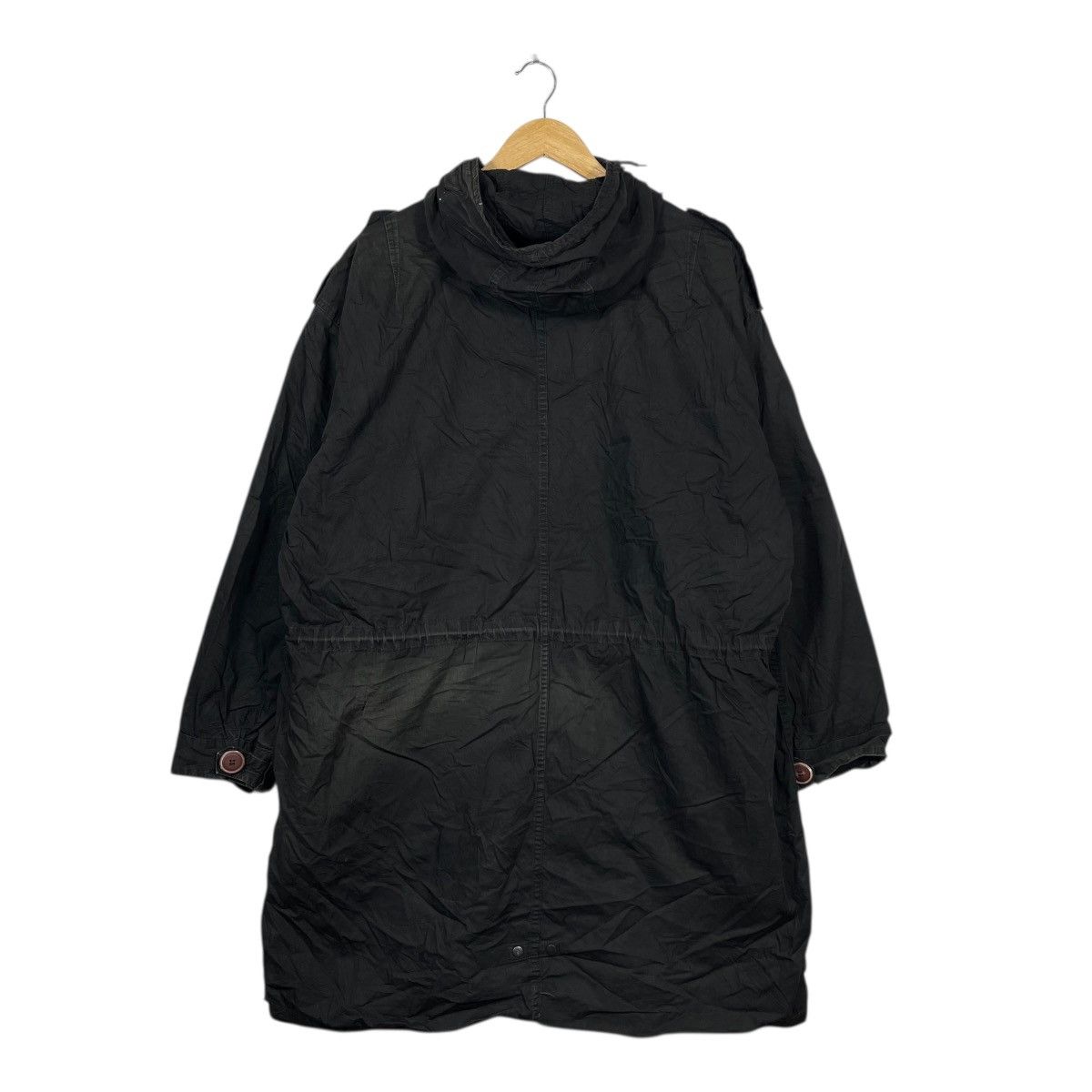 Vintage Vintage HOUSTON M-1951 Fishtail Parka Black Military Hooded Size US XXL / EU 58 / 5 - 5 Thumbnail