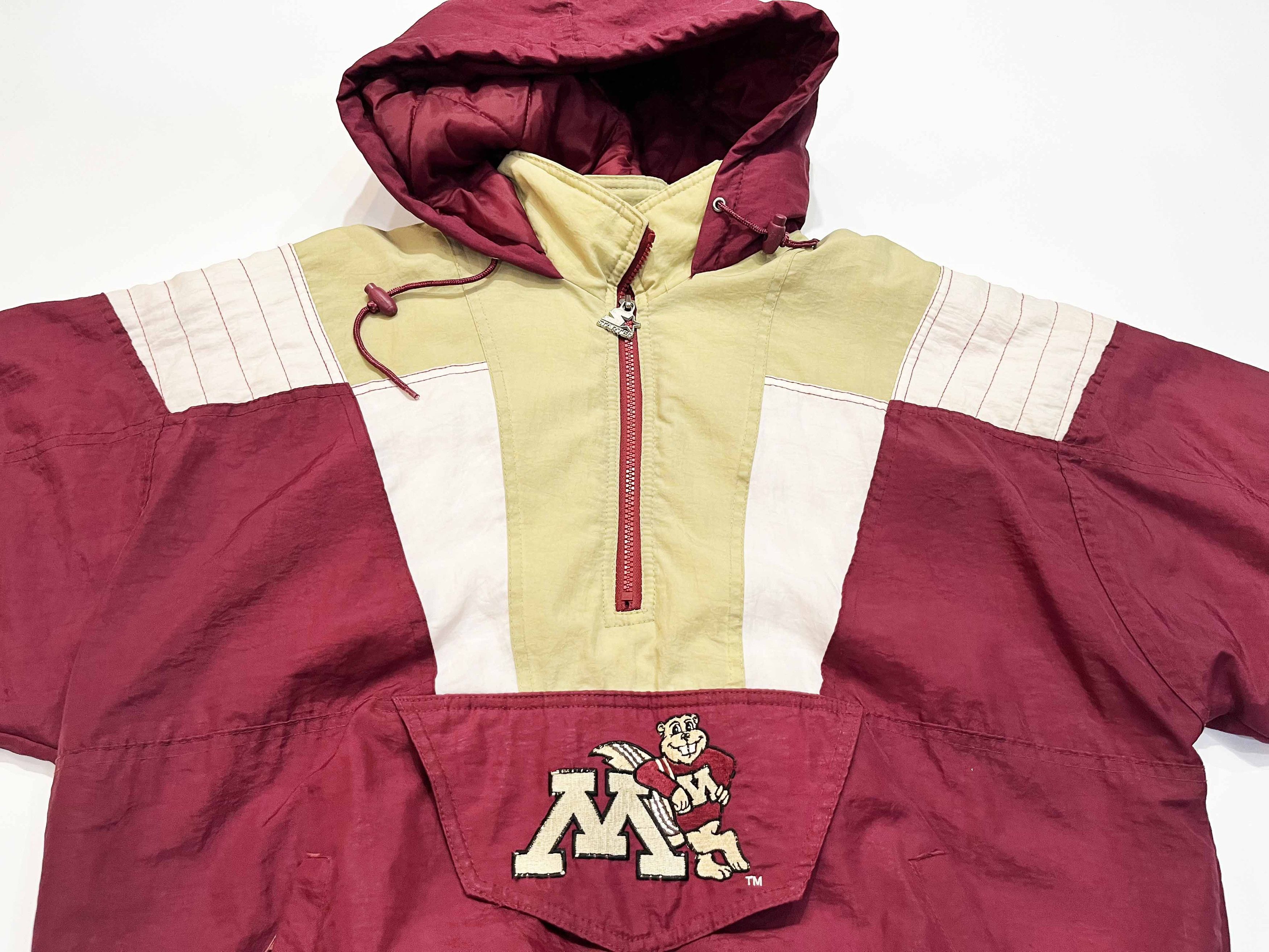 Starter Vintage Starter Minnesota Golden Gophers NCAA Puffer Jacket Size US M / EU 48-50 / 2 - 2 Thumbnail