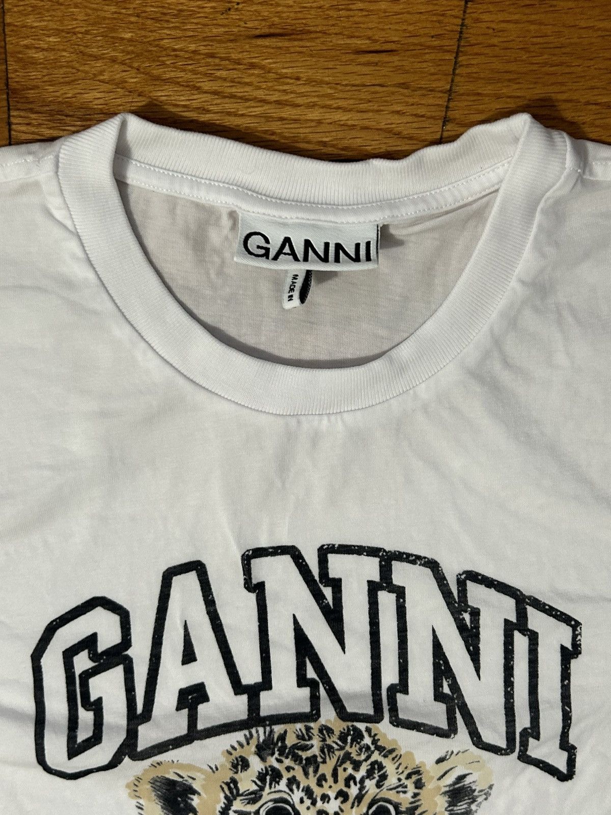 Ganni GANNI leopard t shirt Size L / US 10 / IT 46 - 3 Thumbnail