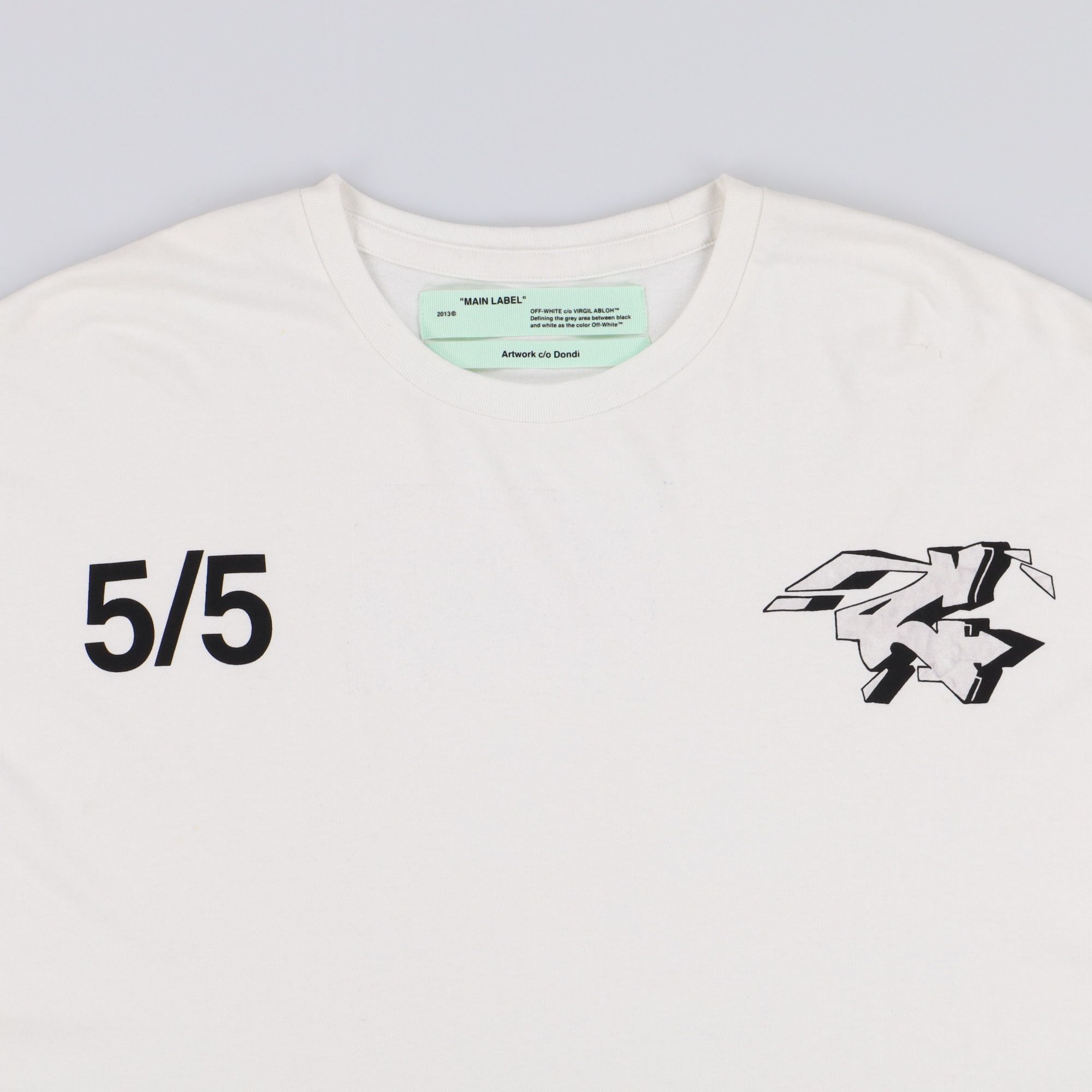 Off-White White Dondi Graffiti Super Oversized T-Shirt Size US M / EU 48-50 / 2 - 5 Thumbnail