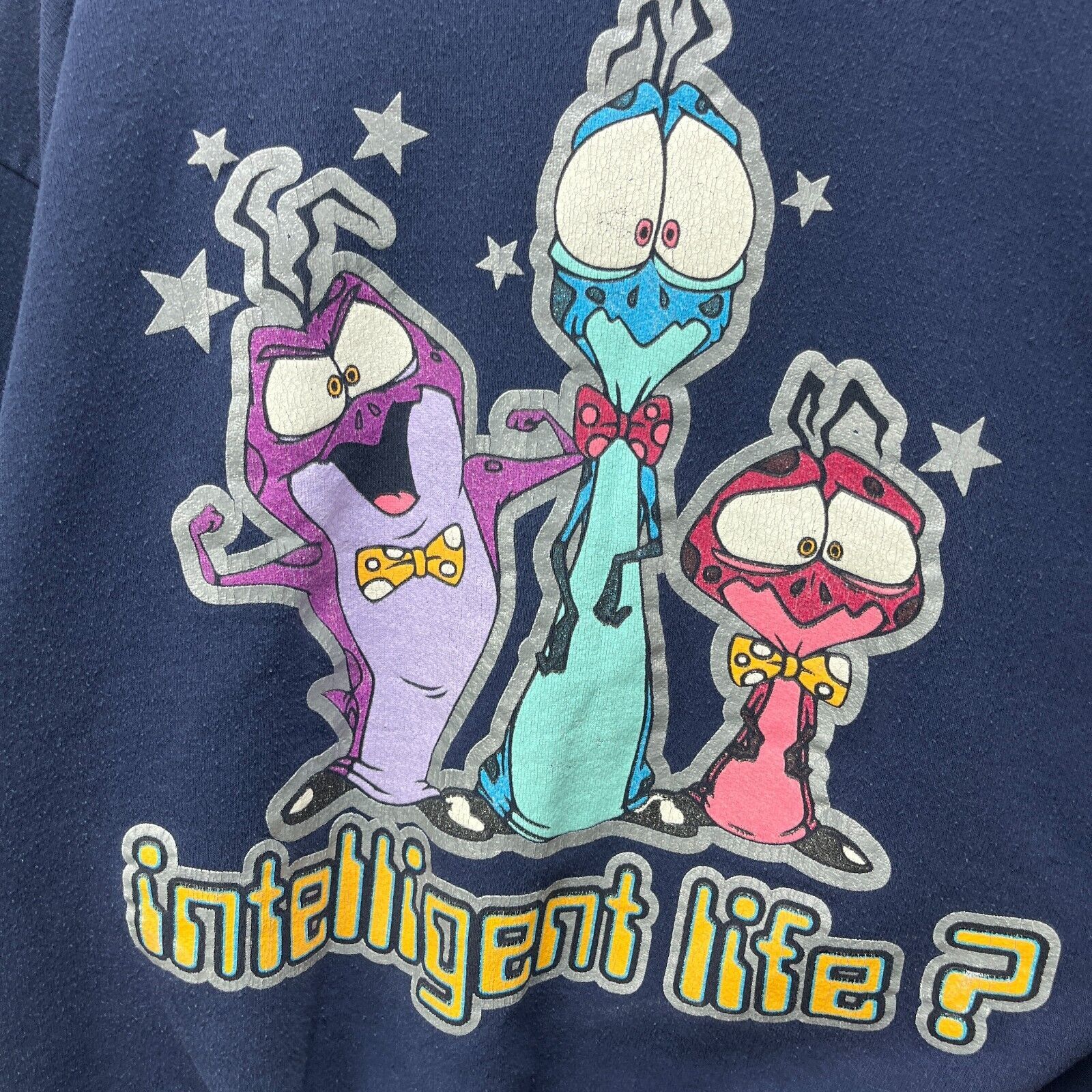 Vintage Vintage 90s Space JamMonsters Intelligent Life Graphic Large Size US L / EU 52-54 / 3 - 5 Thumbnail