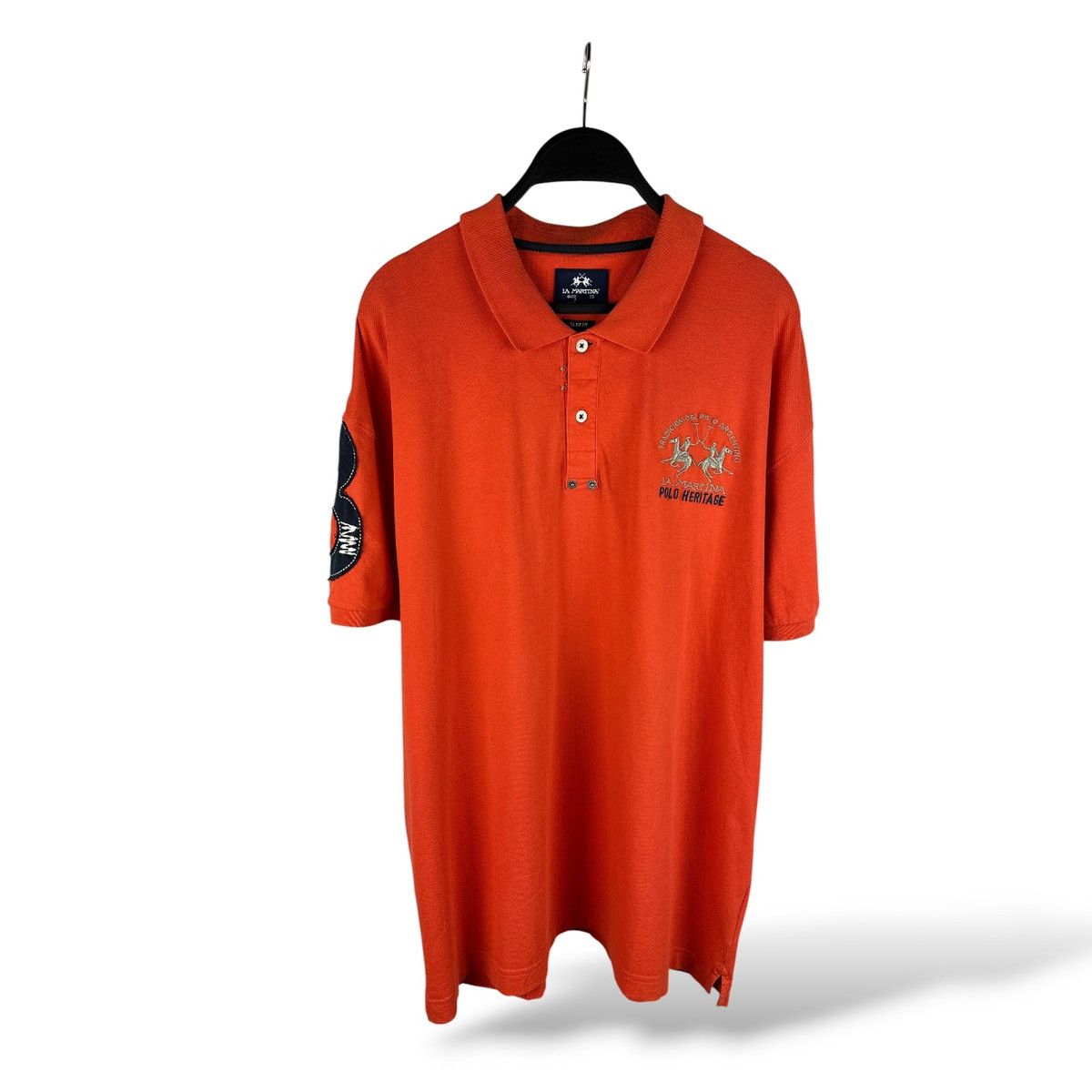 La Martina La Martina Polo Heritage Embroidered Logo Polo T-Shirt 3XL Size US XXL / EU 58 / 5 - 11 Thumbnail