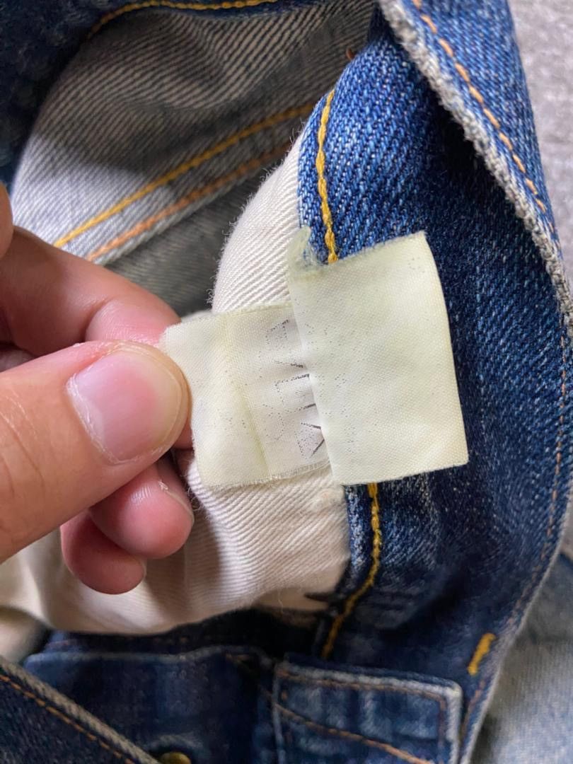 Levi's 🔥 Vintage LEVIS Selvedge Distressed Denim Jeans 🔥 (135) Size US 30 / EU 46 - 5 Thumbnail