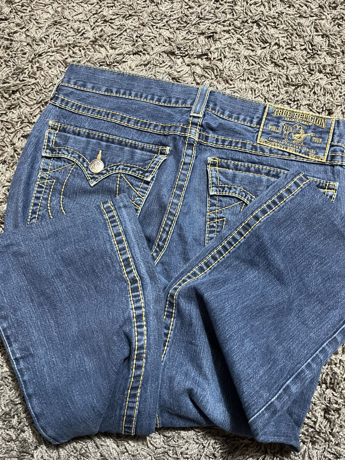 True Religion TRUE RELIGION BAGGY Y2K JEANS Size US 36 / EU 52 - 5 Thumbnail