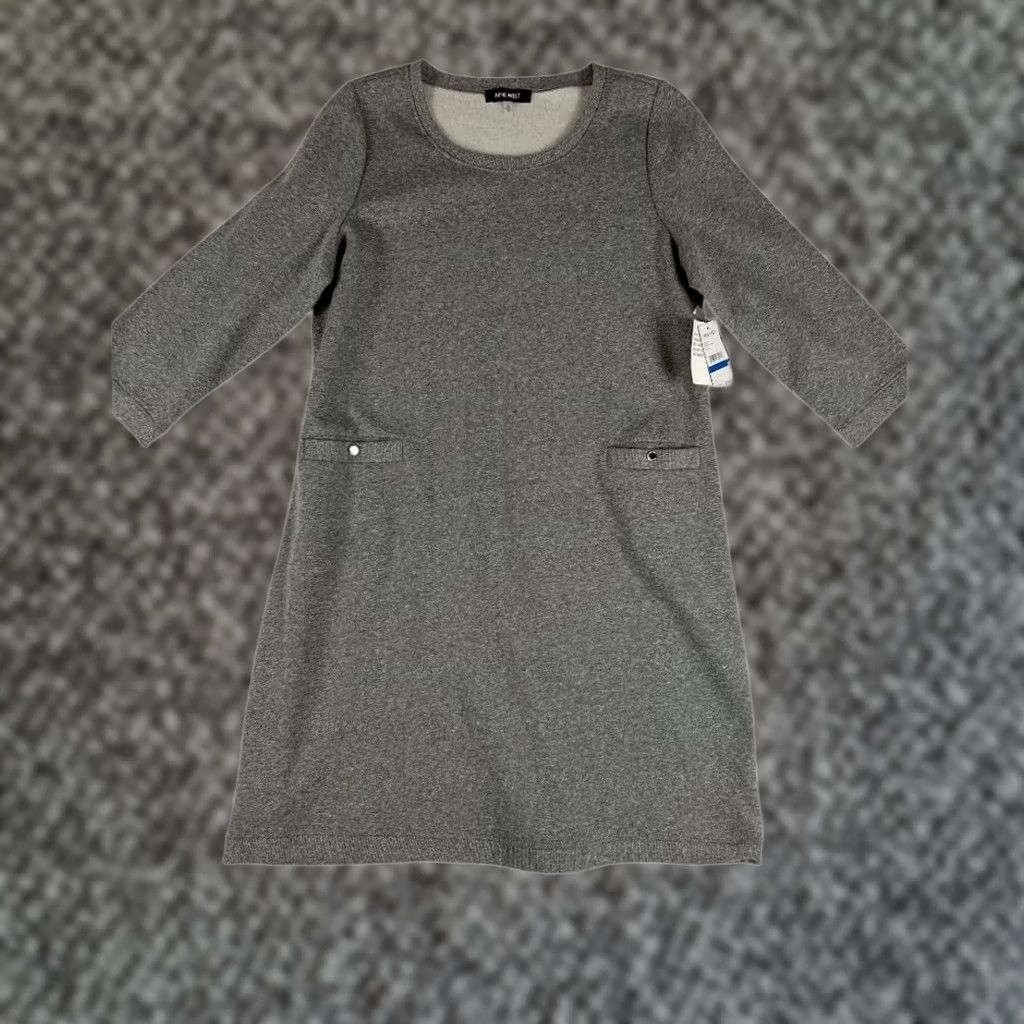 nine west grey dress Nine West Women's Gray XL 3/4 Sleeve Casual Work Business NWT Boots