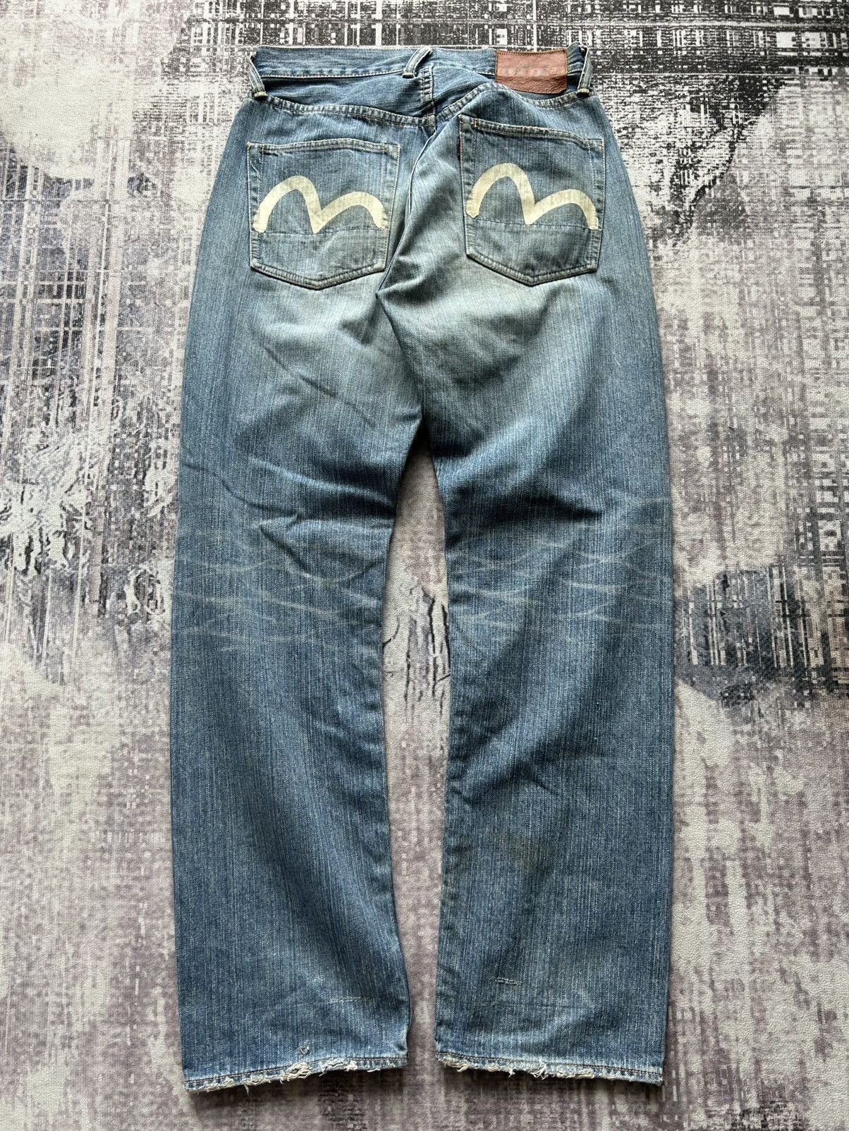 Evisu Evisu Double Iconic Logo Jeans Size US 29 - 1 Thumbnail