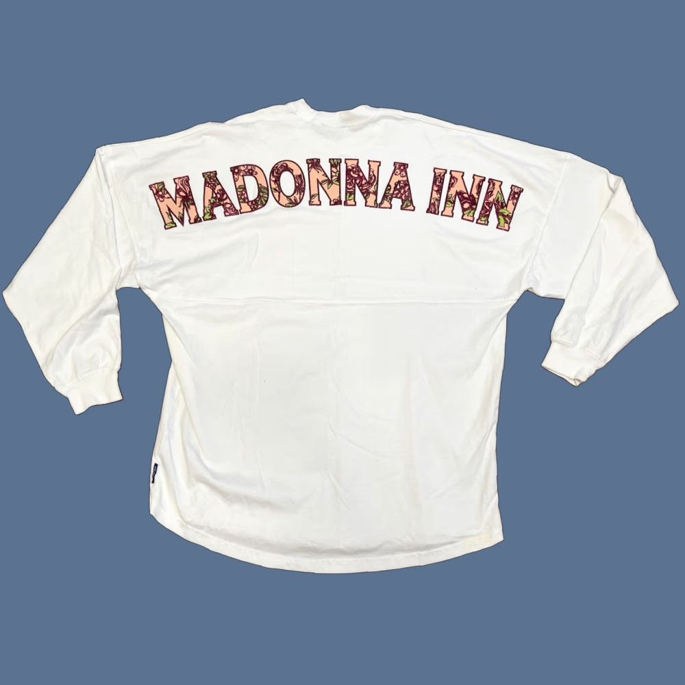 Vintage Madonna Spirit Jersey T-Shirt Long Sleeve Crew Neck White M Floral California 90s? Size US M / EU 48-50 / 2 - 1 Thumbnail