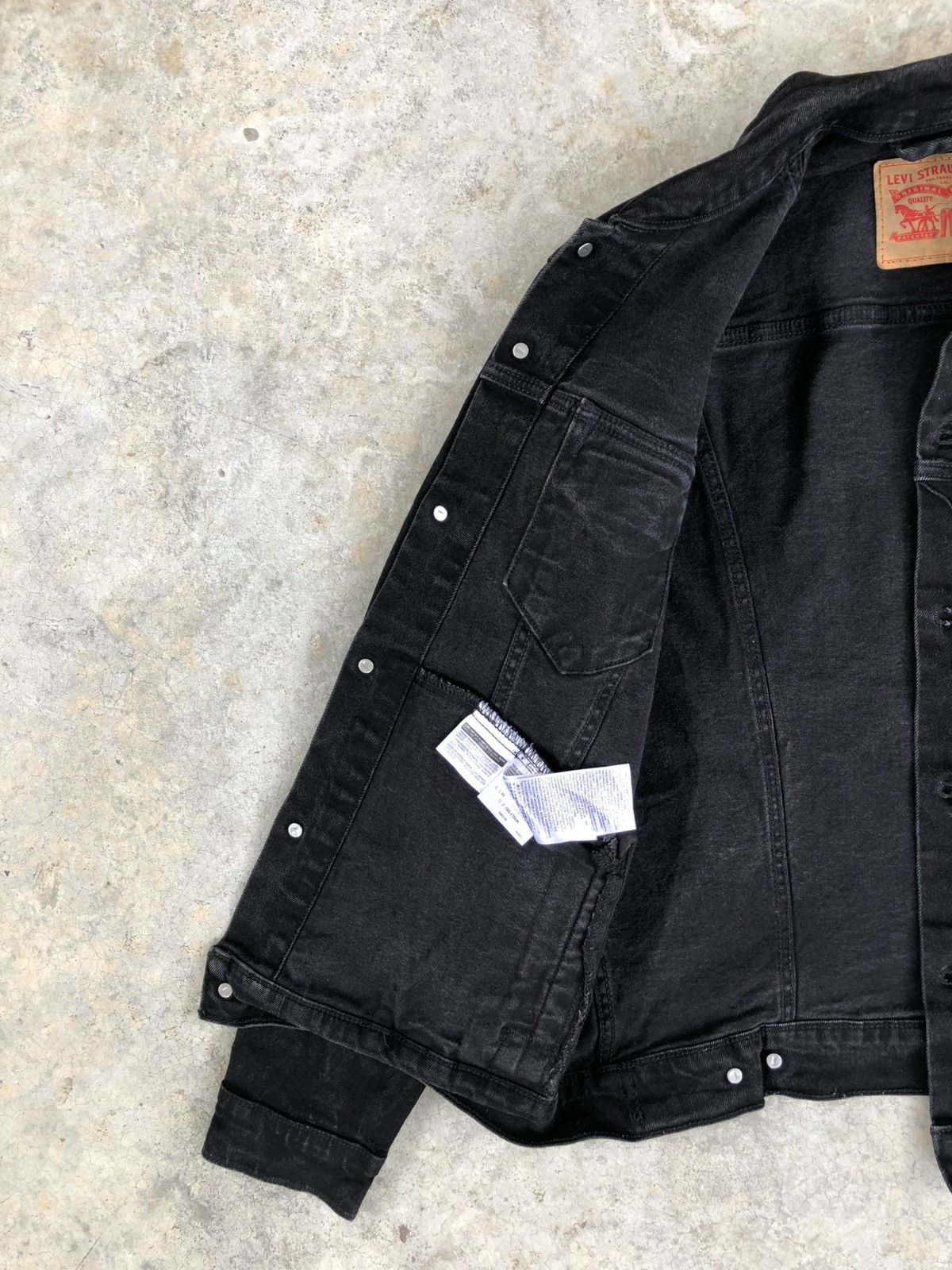 Levi's Y2k Levis Distressed Denim Jacket Size US M / EU 48-50 / 2 - 10 Thumbnail