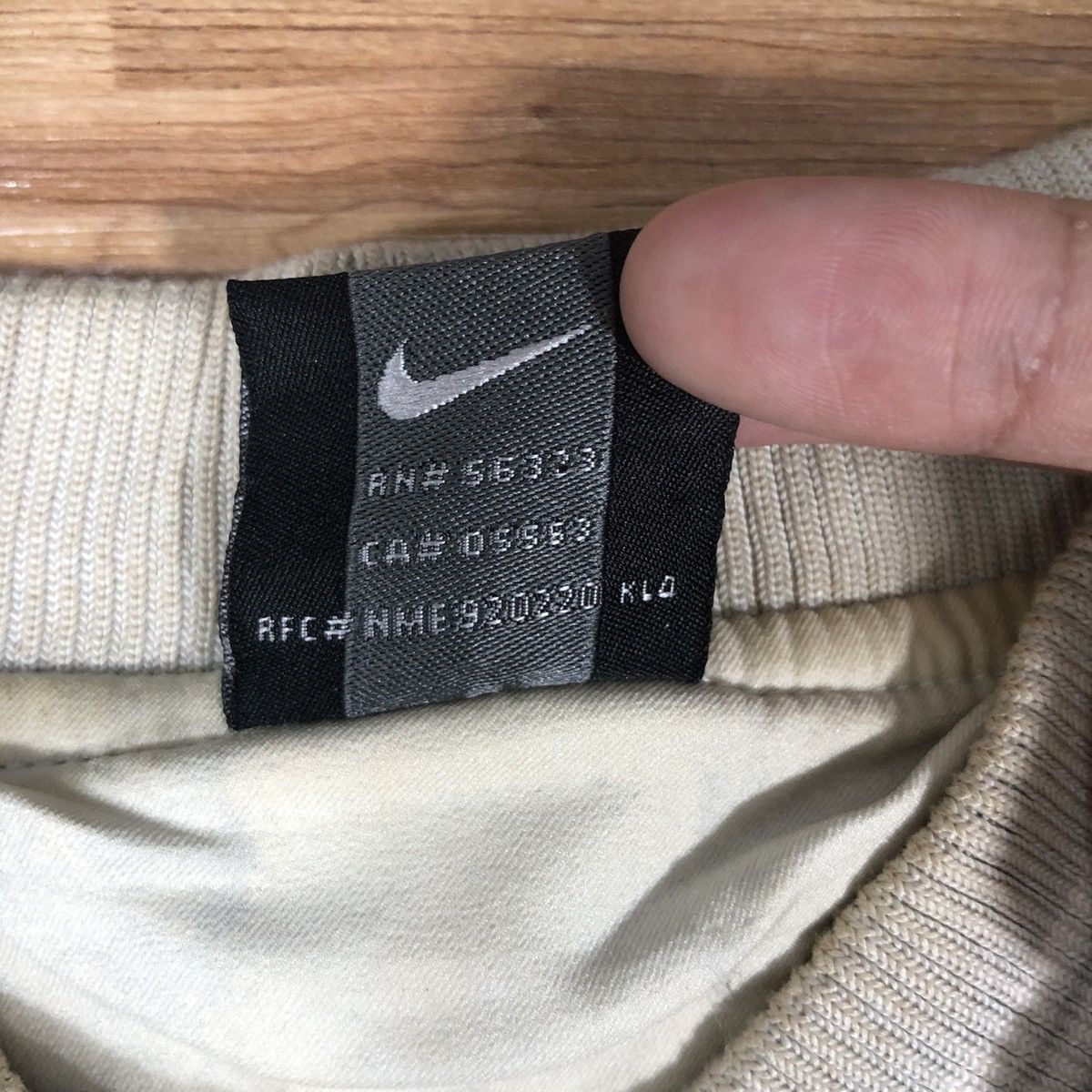 Nike × Vintage Vintage NIKE GOLF Nylon Sweatshirt Double Layer Streetwear Size US M / EU 48-50 / 2 - 6 Thumbnail