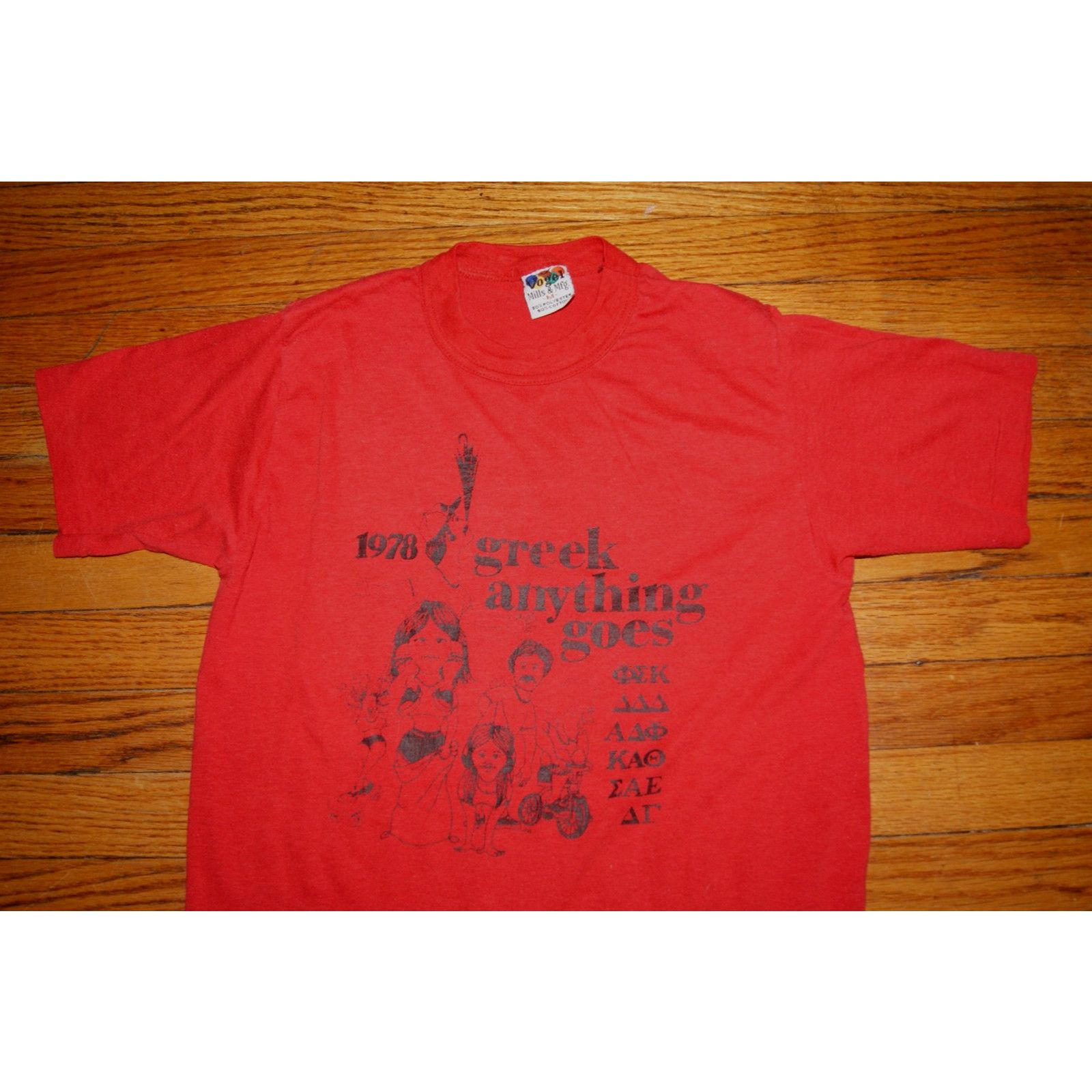 Vintage VTG 70s Greek Week 1978 M TShirt Single Stitch RARE Size US M / EU 48-50 / 2 - 1 Thumbnail