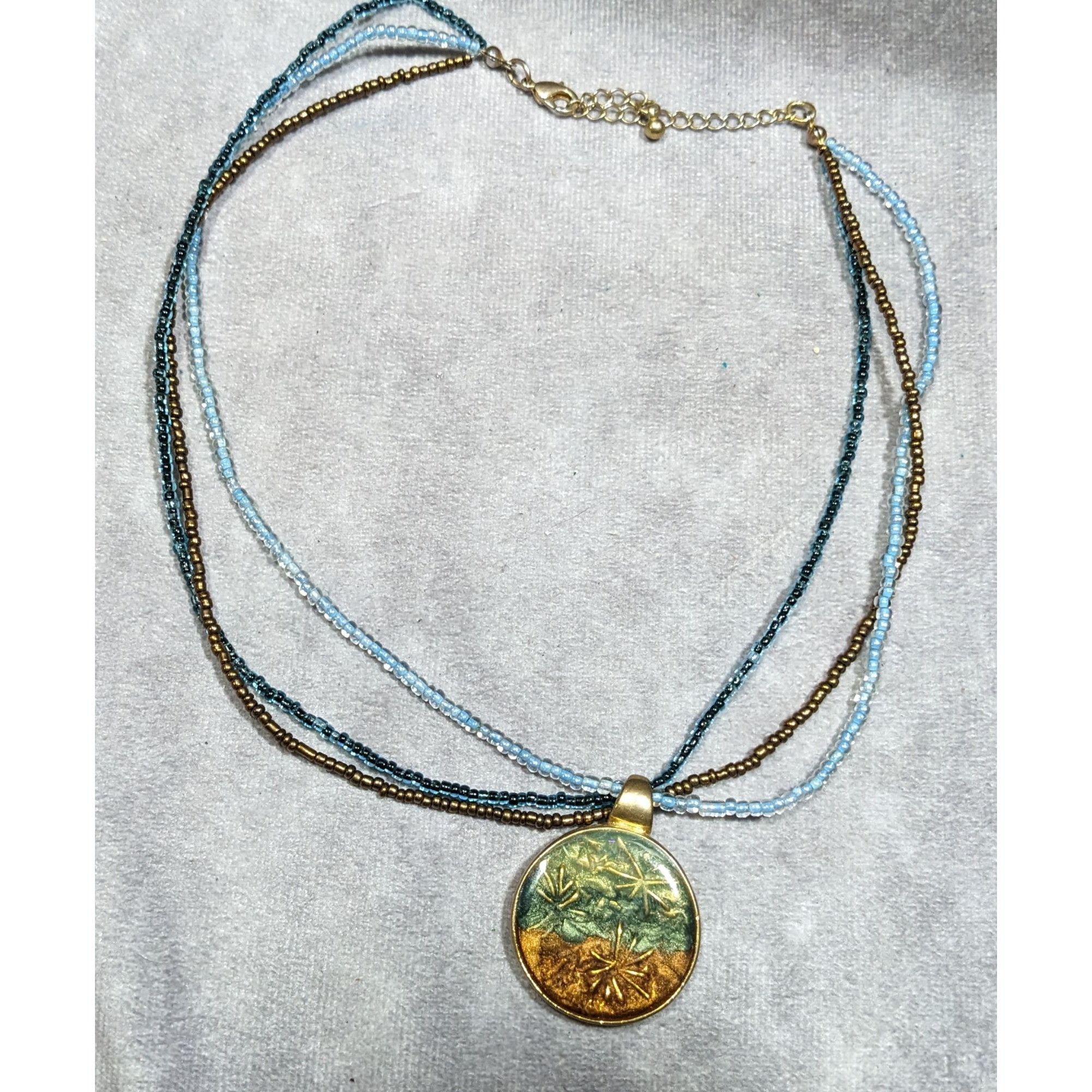 Kenneth Cole Kenneth Cole Fairycore Beaded Floral Pendant Necklace Size ONE SIZE - 10 Thumbnail