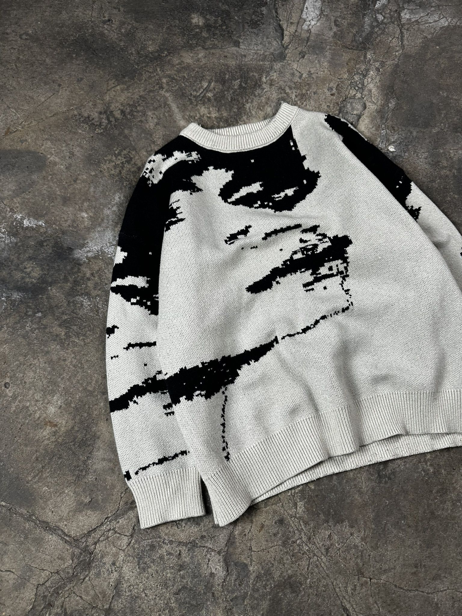Ih Nom Uh Nit Ih Nom Uh Nit Face Knit Sweater Size US S / EU 44-46 / 1 - 2 Thumbnail