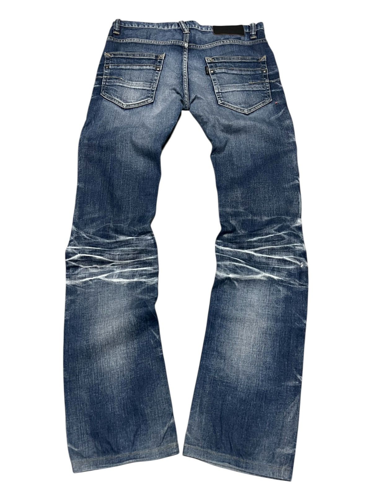 If Six Was Nine × Le Grande Bleu (L.G.B.) × Tornado Mart Tornado Mart Wishkered Denim Size US 29 - 2 Thumbnail