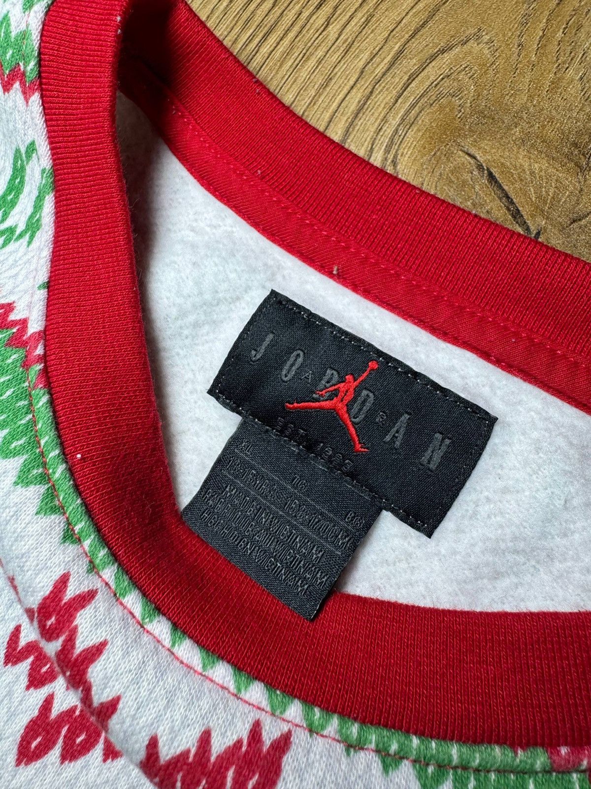 Jordan Brand Men’s Jordan Vintage Sweatshirt y2k Streetwear Christmas Size US S / EU 44-46 / 1 - 12 Thumbnail