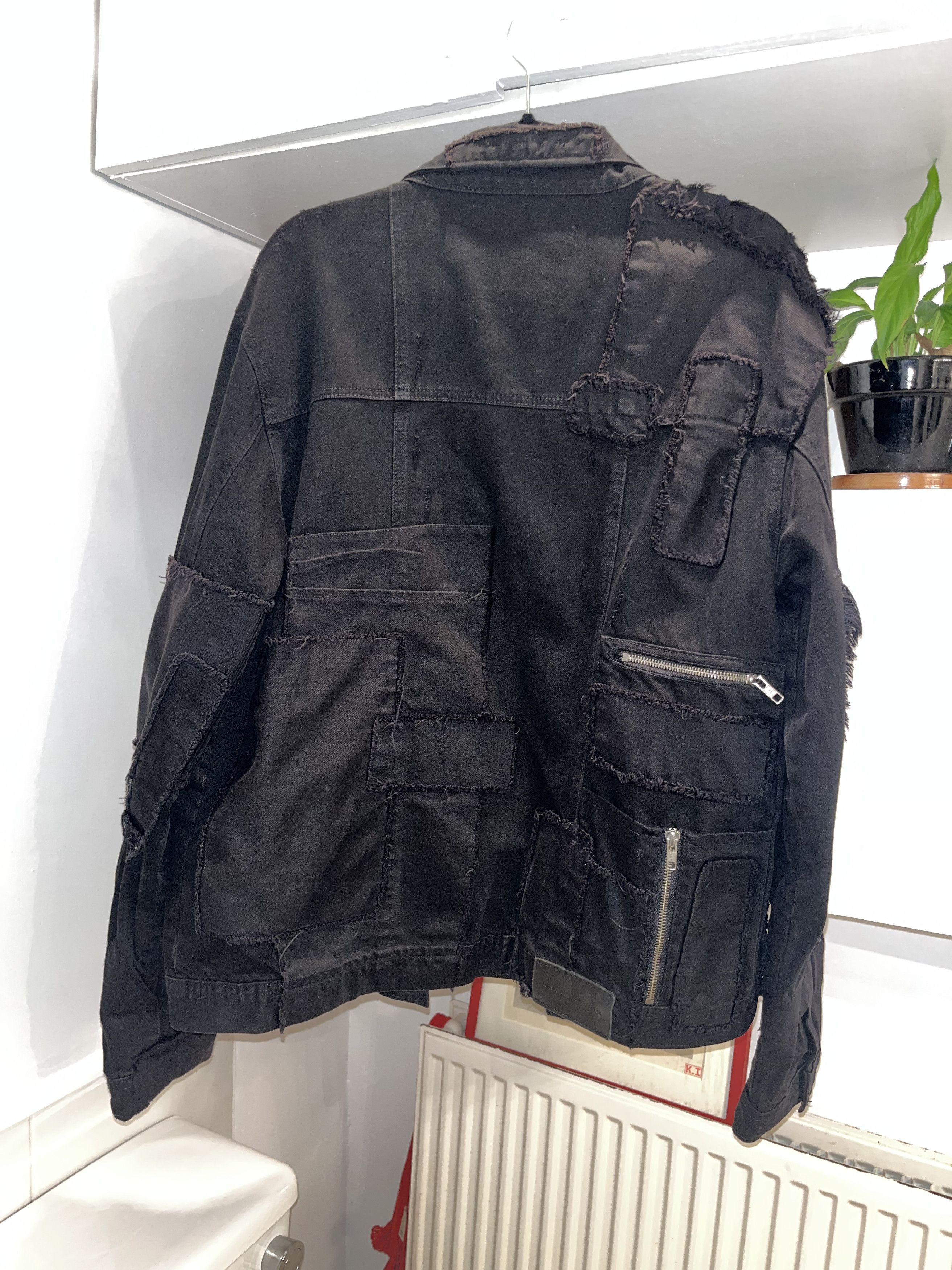 Japanese Brand × Tourne de Transmission Tourne De Transmission Patchwork Denim Jacket Size US M / EU 48-50 / 2 - 2 Thumbnail