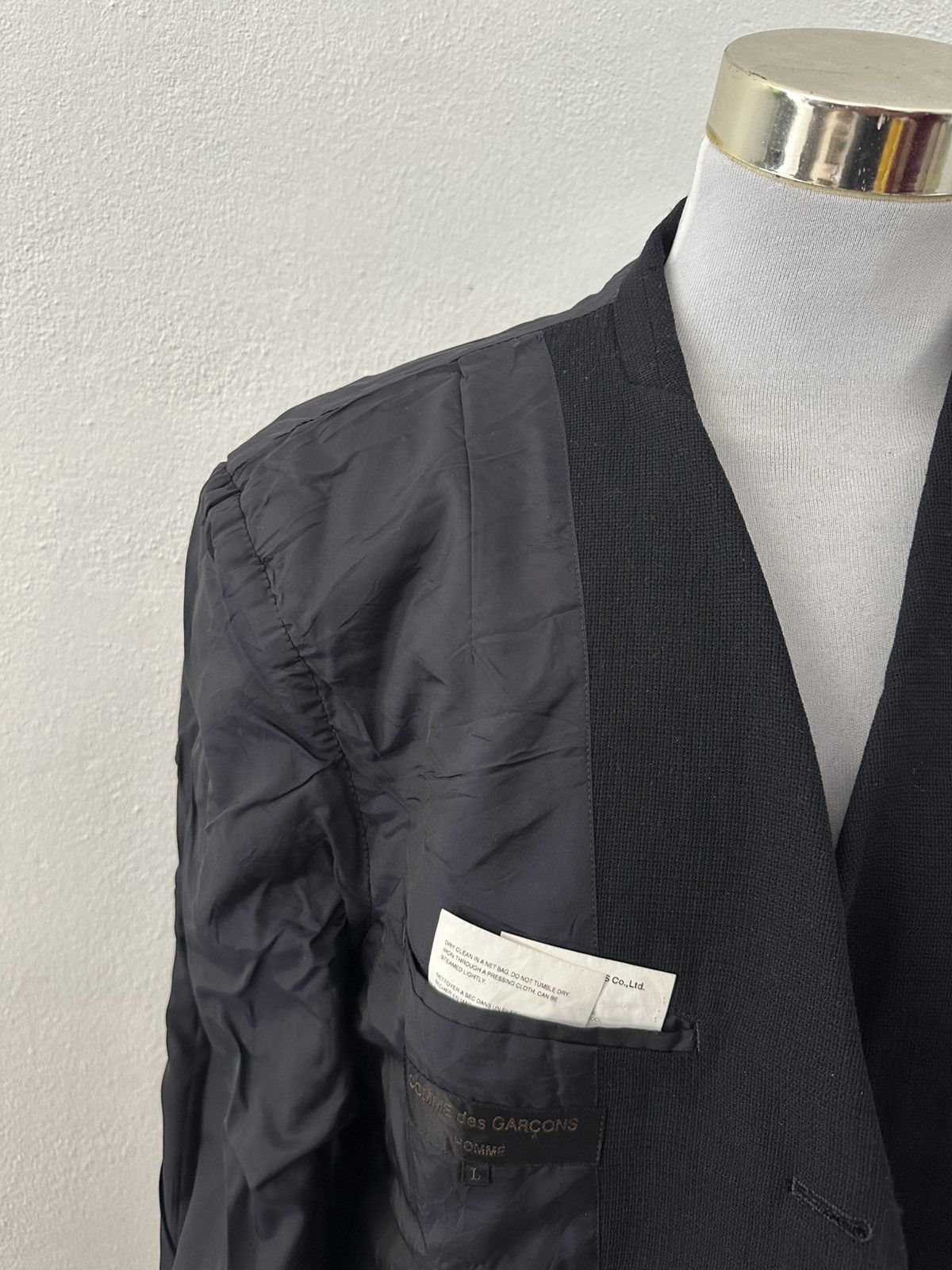 Comme des Garcons Vintage Comme Des Garcons AD2003 Blazer Jacket Size US L / EU 52-54 / 3 - 9 Thumbnail