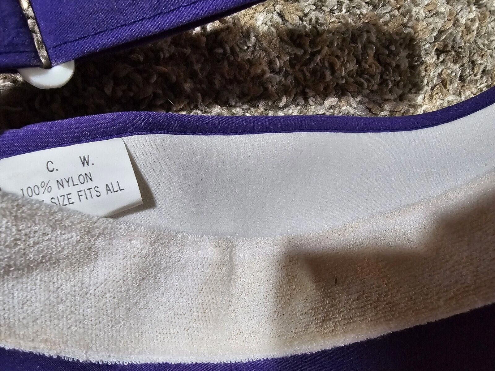 Designer BAHAMAS Caribbean Unisex Purple Embroidered Strapback Wide Size ONE SIZE - 6 Thumbnail