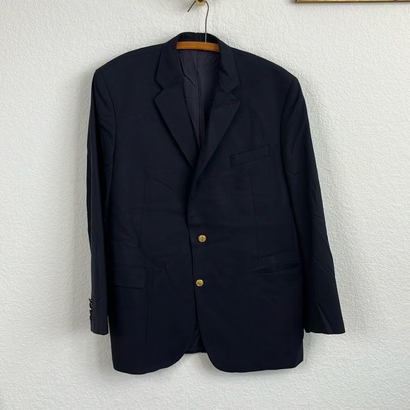 Brooks Brothers Loro Piana Brooks Brothers Traditional Fit Two Button 1818 M Size 46L - 2 Thumbnail
