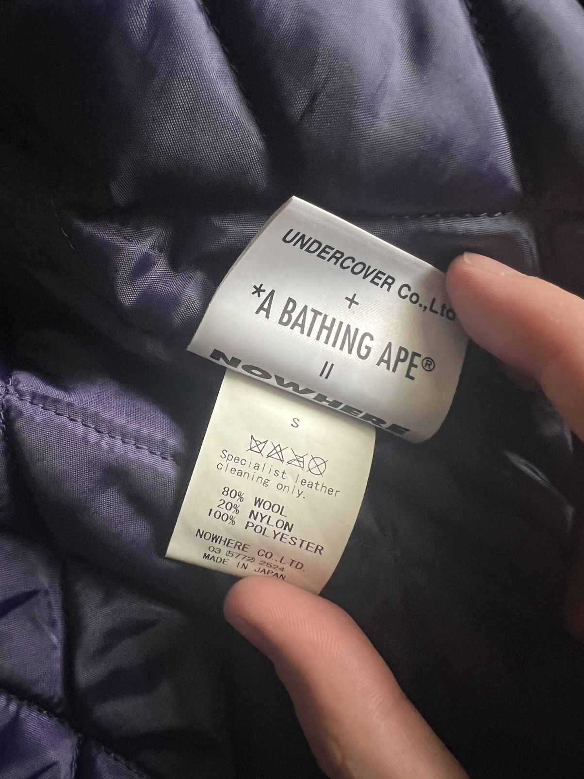 Bape × Undercover Undercover x Bape last orgy varsity Size US S / EU 44-46 / 1 - 8 Thumbnail