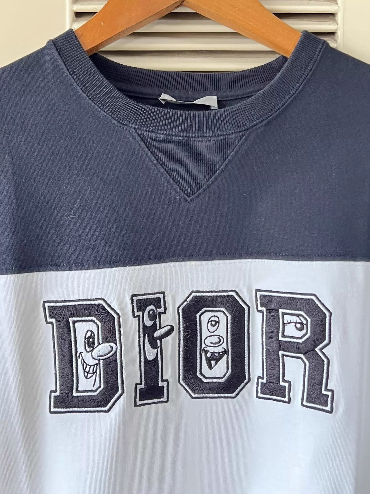 Dior Dior Black White Colorblock Logo SS T-Shirt S Size US S / EU 44-46 / 1 - 3 Thumbnail