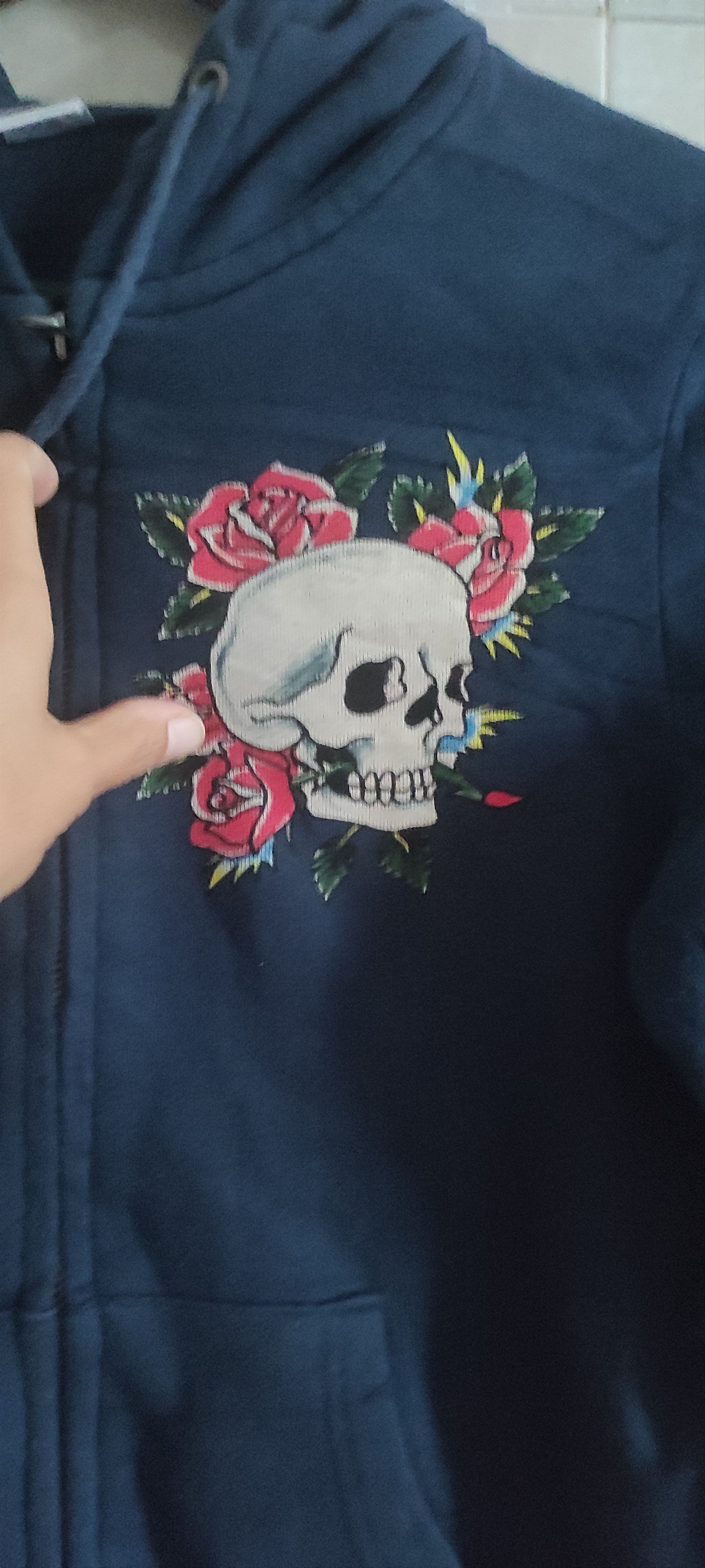 Christian Audigier Ed Hardy Christian Audigier Full Zip Skull Hoodie Size S Size S / US 4 / IT 40 - 16 Thumbnail