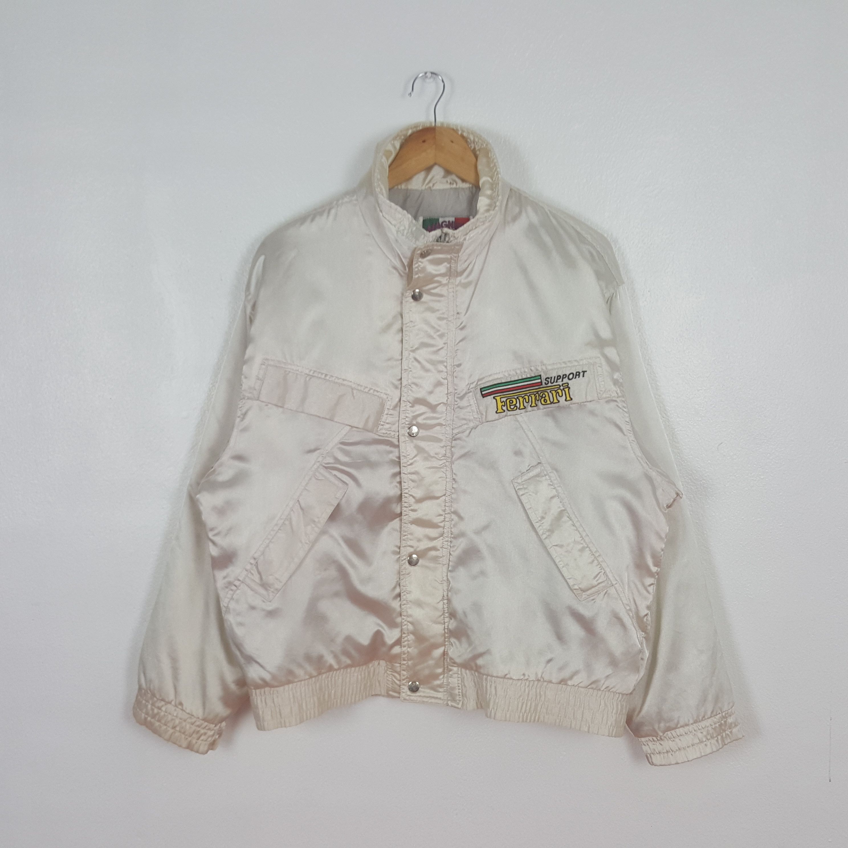 Ferrari Vintage Ferrari Sport Magneti Marelli Bombers Jacket C314N11 Size US L / EU 52-54 / 3 - 3 Thumbnail