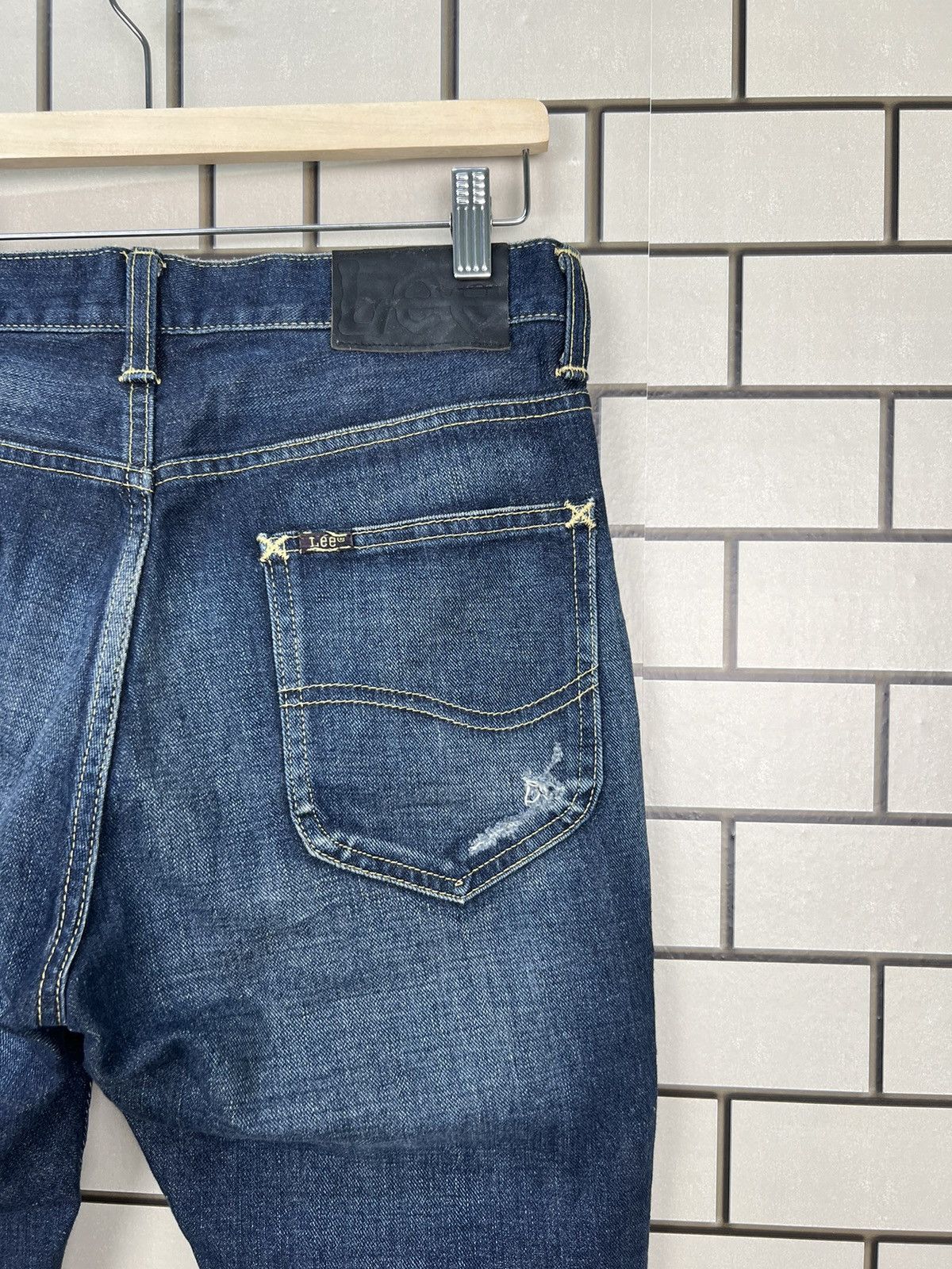 Lee Vintage Lee Union Made Distressed Skinny Jeans Size US 31 - 12 Thumbnail