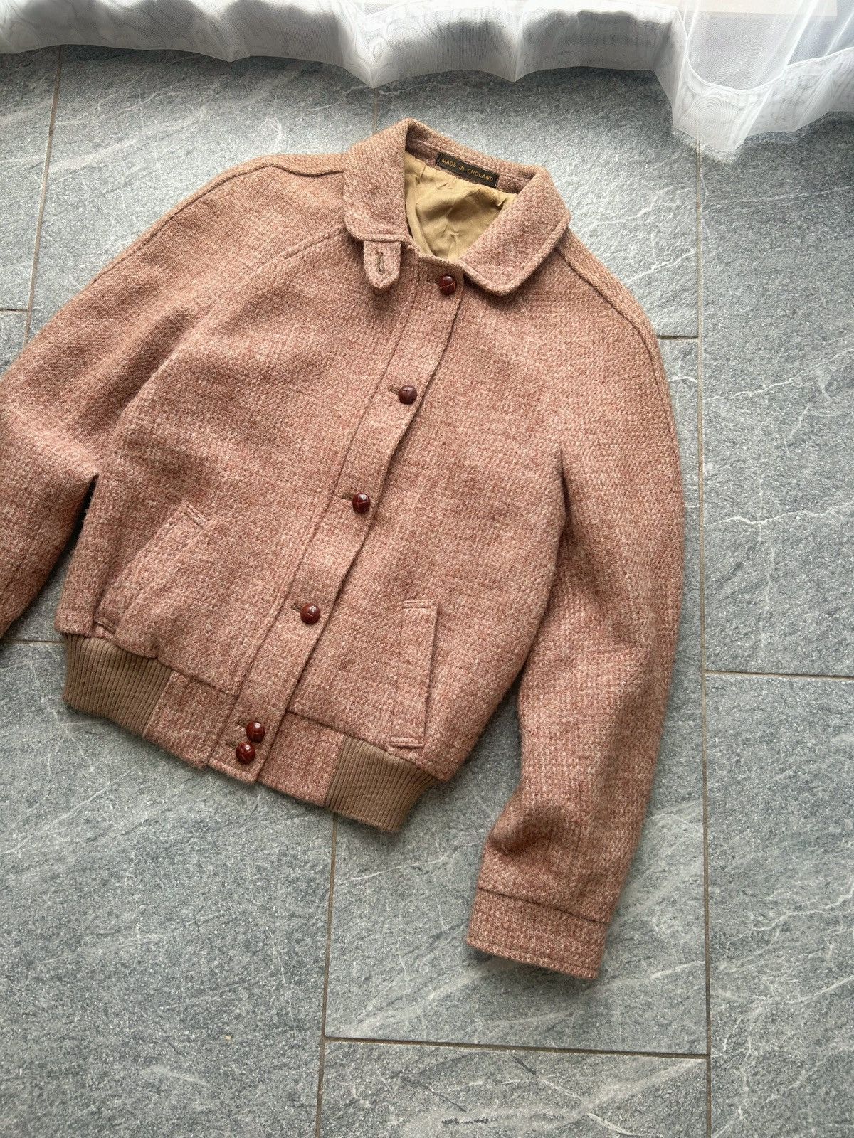 Harris Tweed Vintage jacket bomber orvis harris tweed wool Size S / US 4 / IT 40 - 2 Thumbnail
