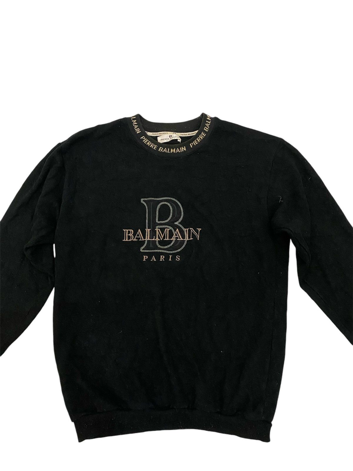 Tag Pierre Balmain Crewneck Pierre Balmain Big Logo Sweatshirt