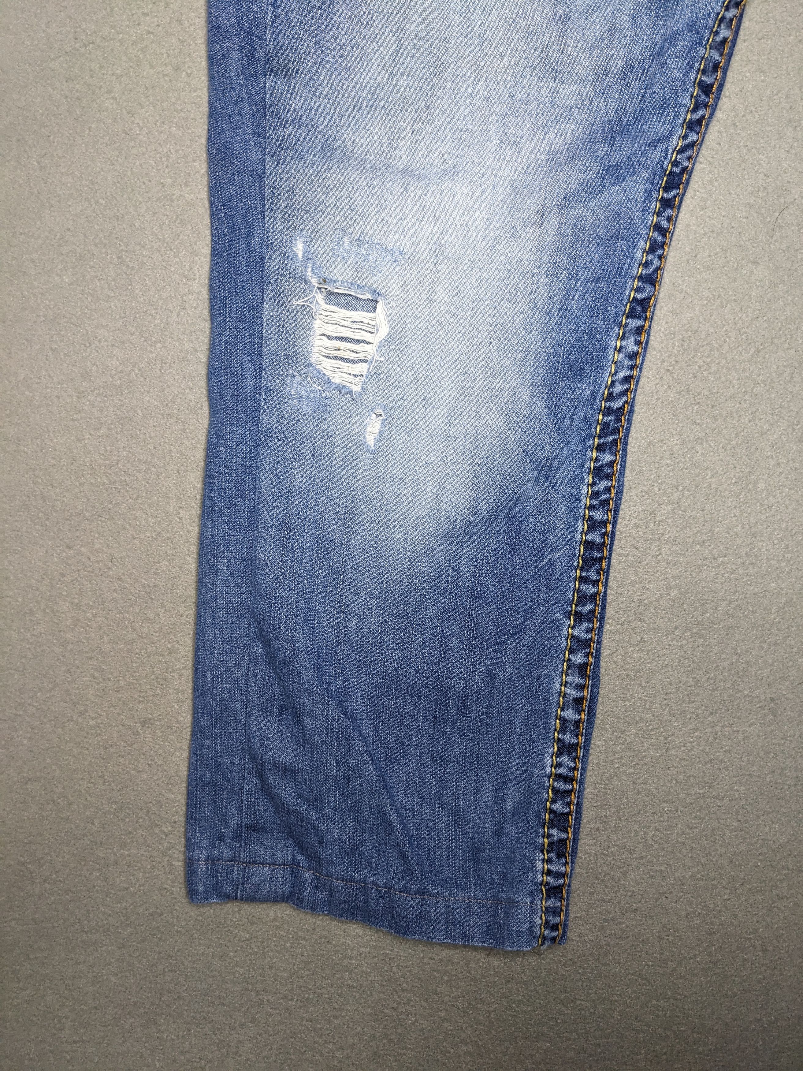 True Religion True Religion Jeans 38x27 Straight Leg Flap Pocket Big T Size US 38 / EU 54 - 6 Thumbnail