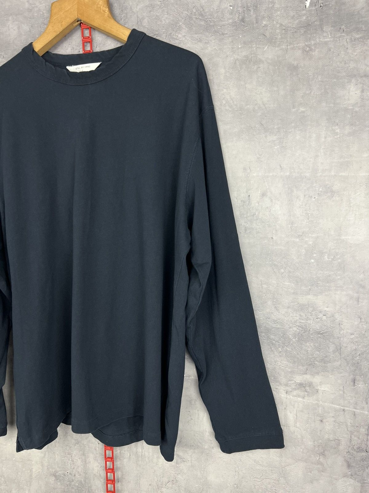 Japanese Brand Still By Hand Long Sleeve Black Navy Size US L / EU 52-54 / 3 - 4 Thumbnail