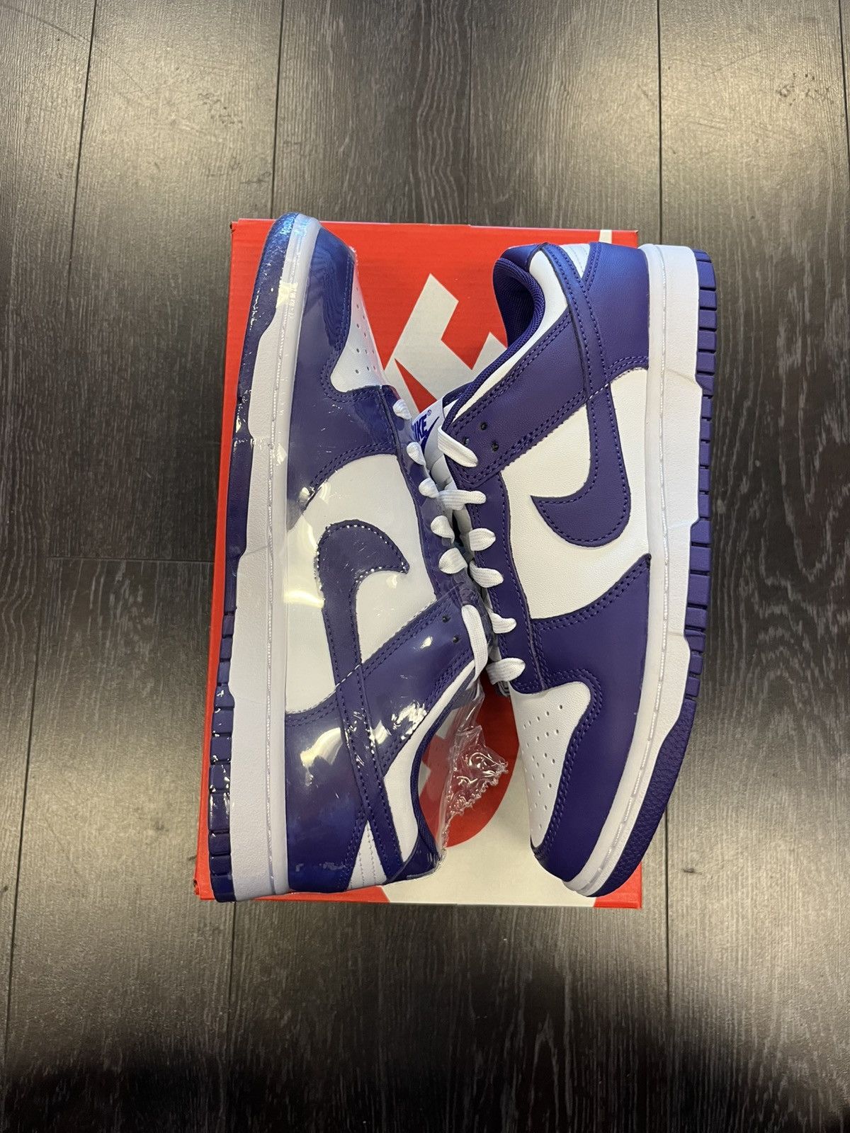 Nike Nike Dunk Low Championship Court Purple Size US 8.5 / EU 41-42 - 3 Thumbnail