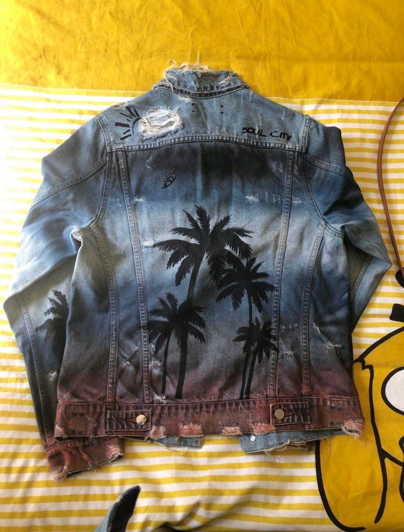 Amiri Amiri 18ss palm tree rendering jacket Size US S / EU 44-46 / 1 - 2 Thumbnail