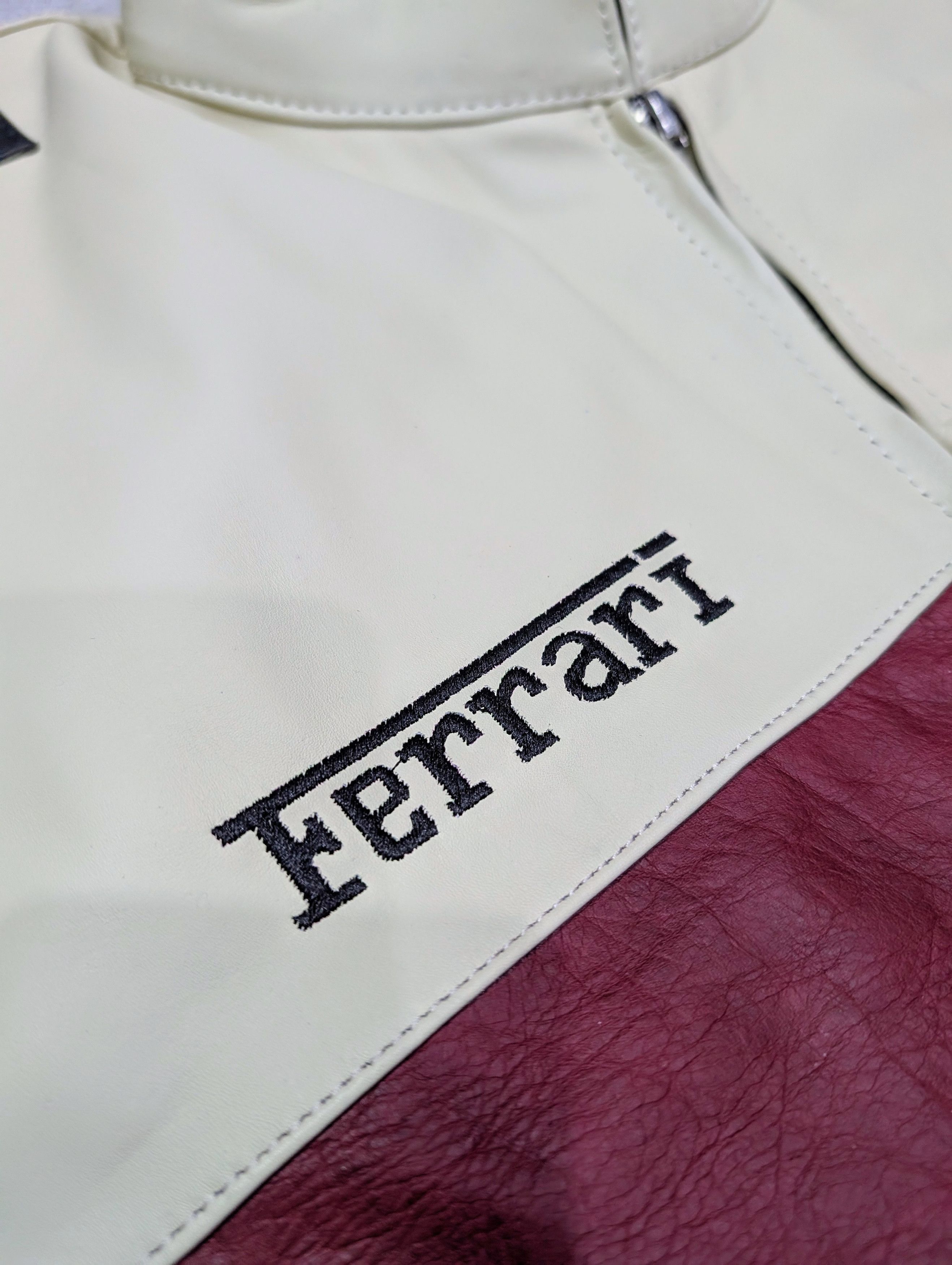 Formula 1 🔥 Ferrari 💥 Formula 1 World Championship Leather Jacket F1 Size US XL / EU 56 / 4 - 5 Thumbnail