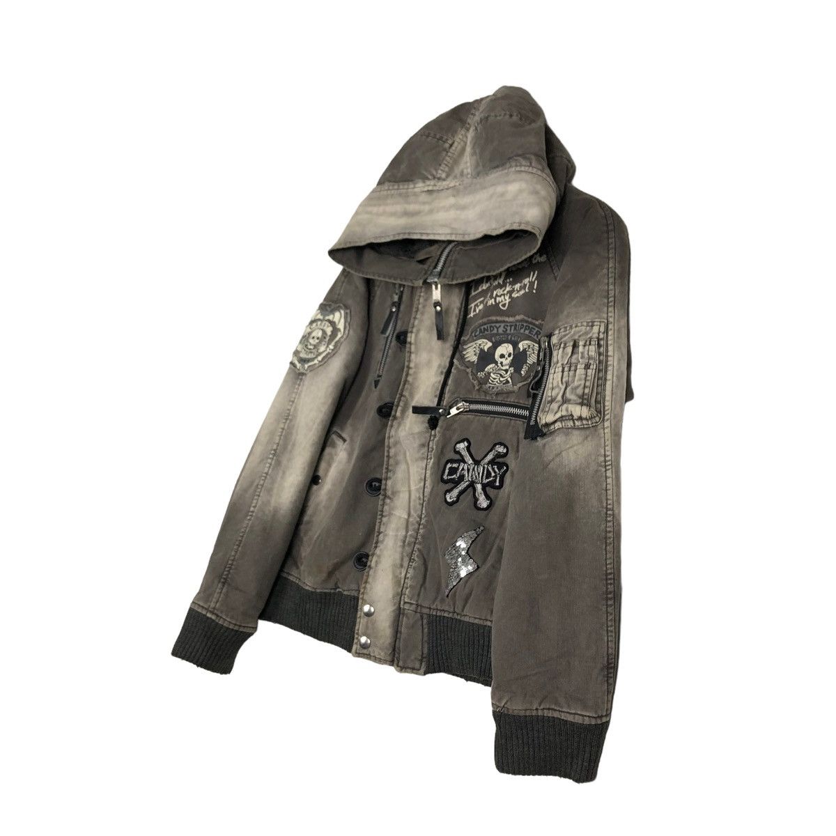 Vintage 🔥Punk Style Biker Jacket Bondage Design Ministry Co. Japan Size M / US 6-8 / IT 42-44 - 2 Thumbnail