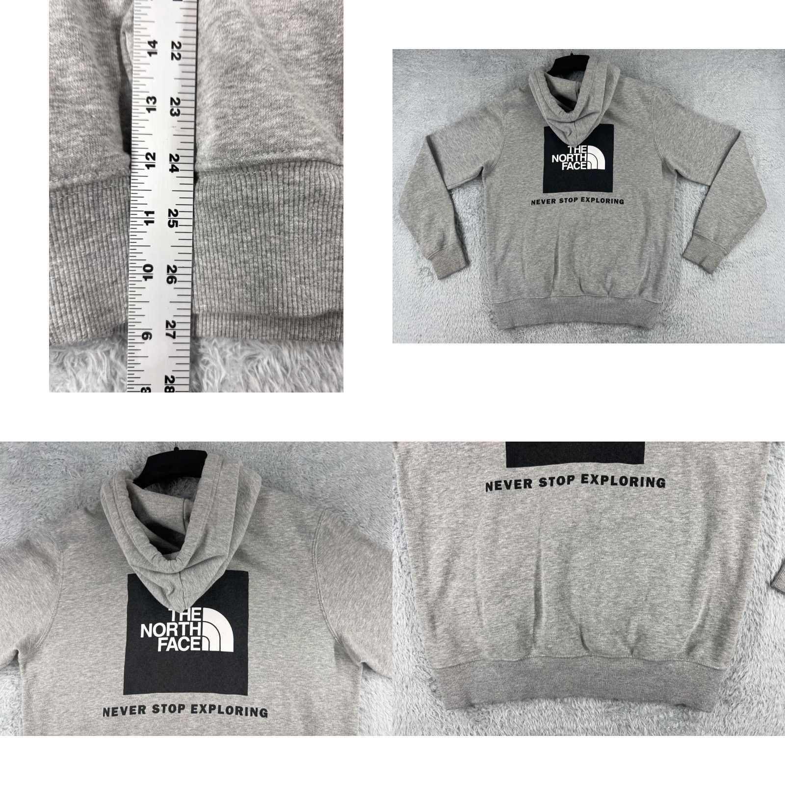 The North Face The North Face Sweater Shirt Men Small Gray Polyester Pullover Hoodie Cotton Blend Size US S / EU 44-46 / 1 - 9 Thumbnail