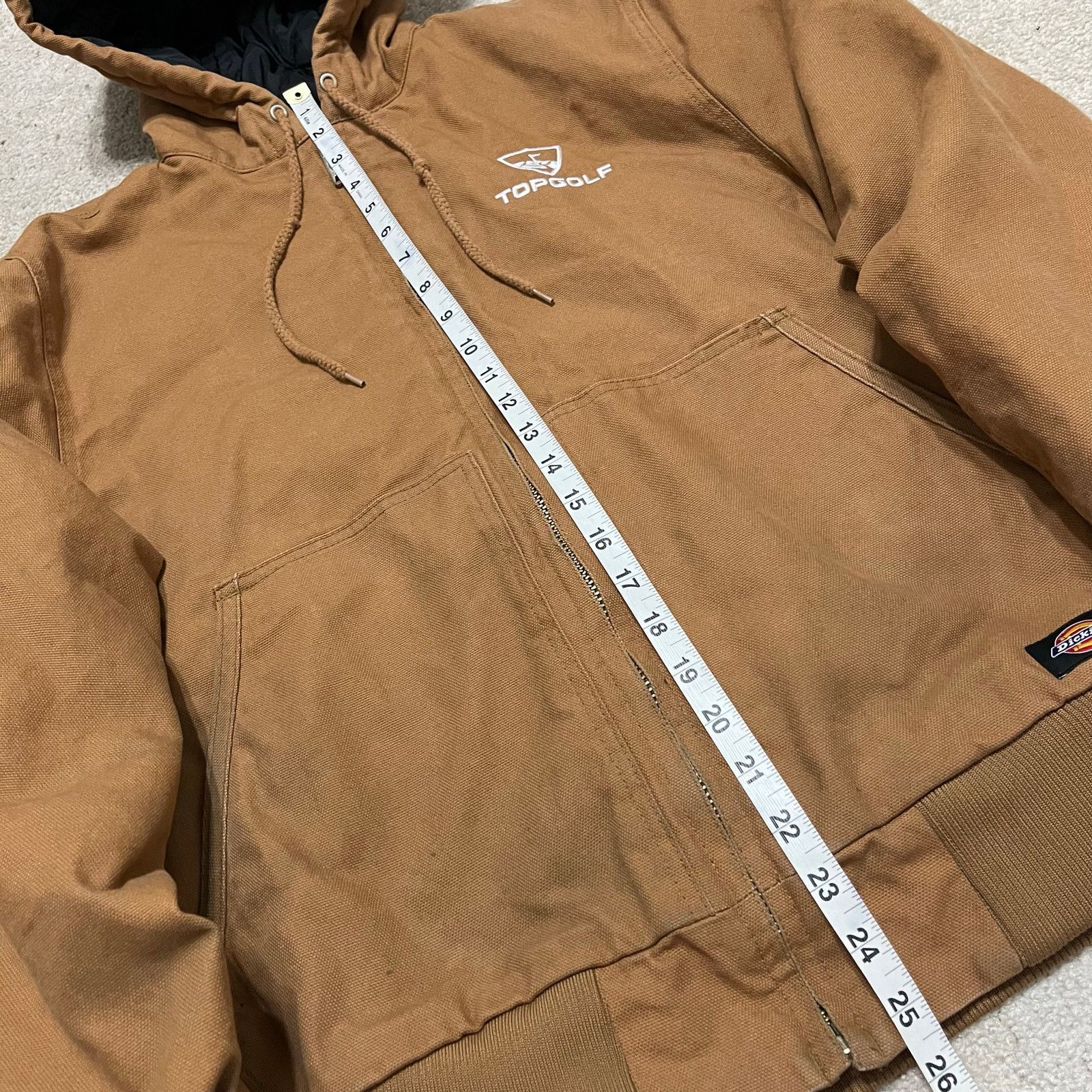 Dickies Dickies Full Zip Brown Hooded Workwear Cold Weather Jacket M Size US M / EU 48-50 / 2 - 5 Thumbnail