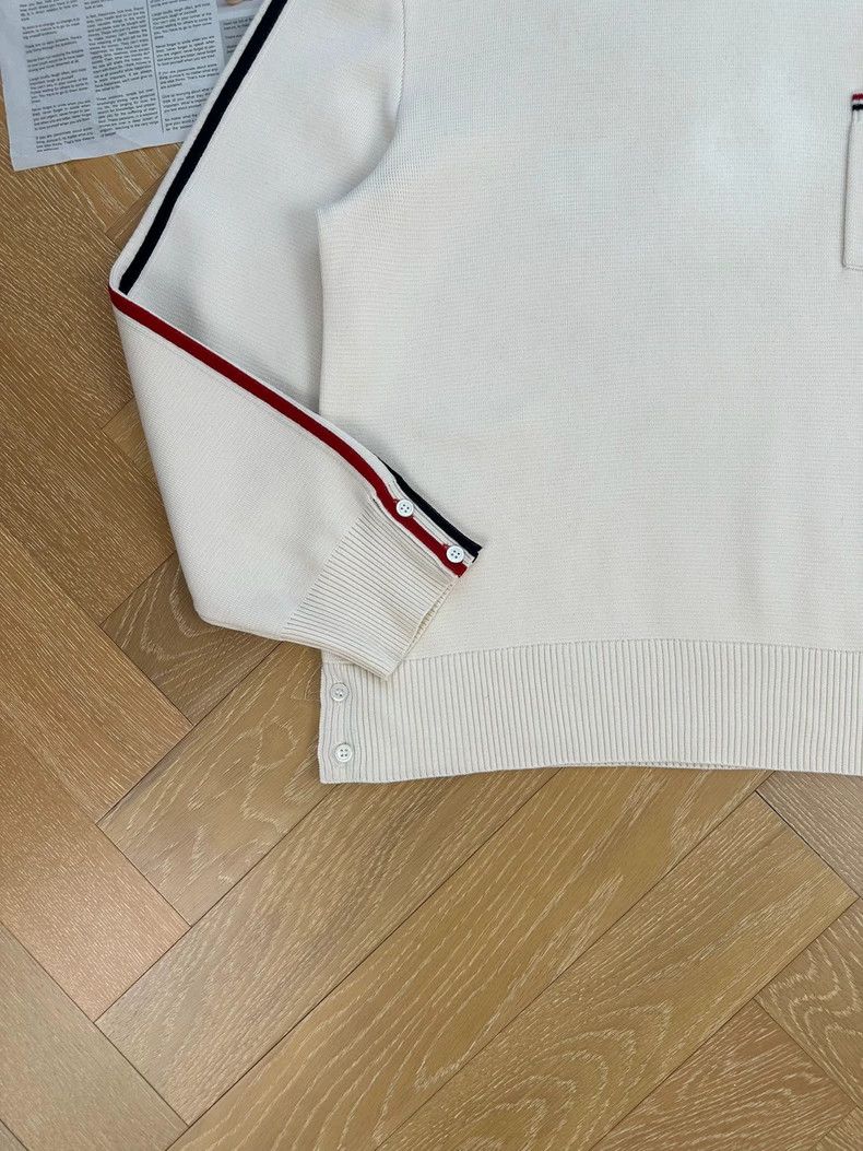 Thom Browne Thom Browne Round collar knit sweater Size US XXL / EU 58 / 5 - 4 Thumbnail