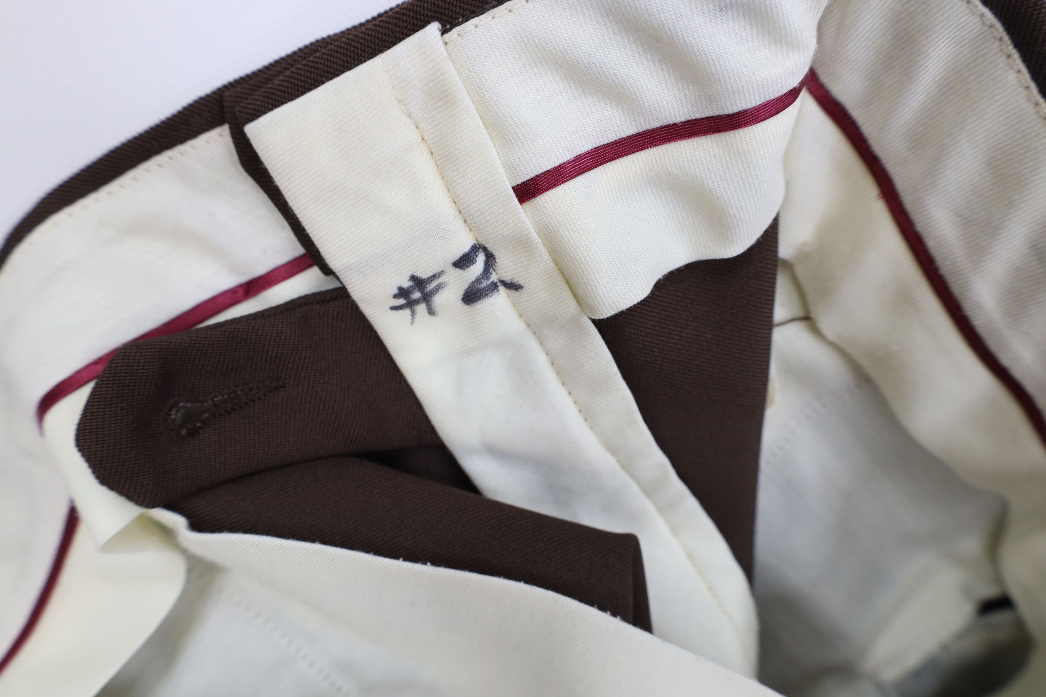Vintage Vintage 70s Streetwear Flared Wide Leg Chino Pants Brown USA Size US 36 / EU 52 - 6 Thumbnail