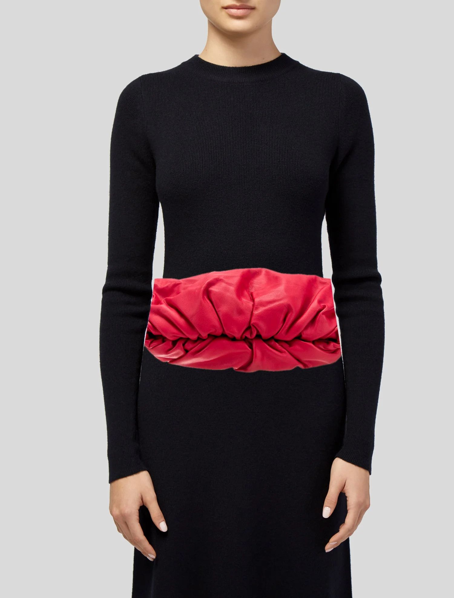 Bottega Veneta o1loc1c0325 Size: OS / 629857 Belt Bag in Red/Black Size ONE SIZE - 2 Thumbnail