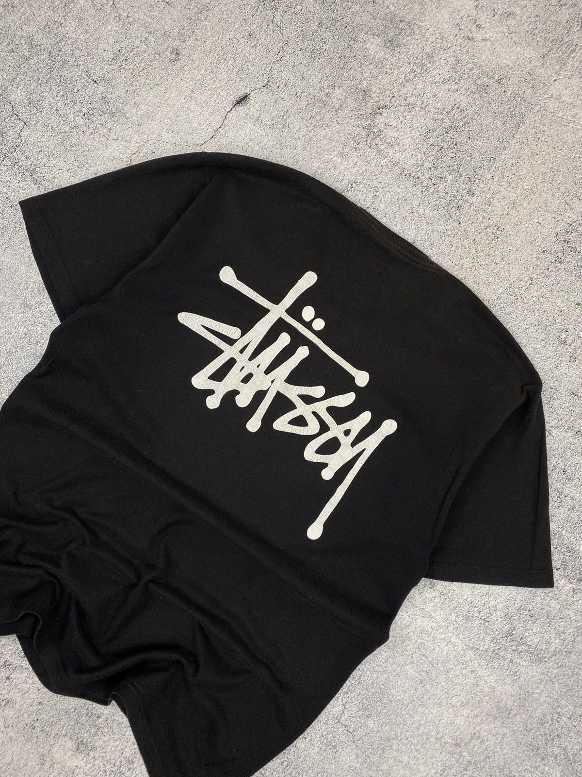 【STUSSY】Joker T-Shirt Black Stüssy: Men's Joker T-Shirt (Black) | DSMNY E-SHOP