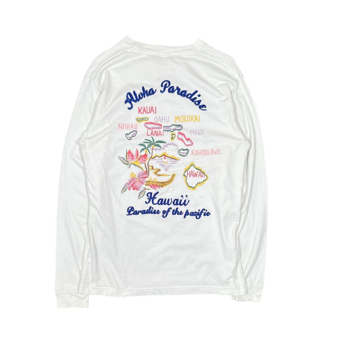 Buzz Rickson's × Toyo Enterprises Toyo Enterprise Aloha Paradise Hand Made Embroidered Tee Size US M / EU 48-50 / 2 - 1 Thumbnail