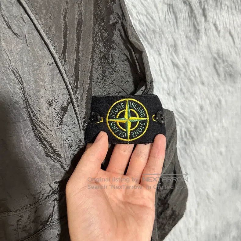 Stone Island Stone Island Metallic Nylon Jacket Coat Carbon Black XXL Size US XXL / EU 58 / 5 - 3 Thumbnail