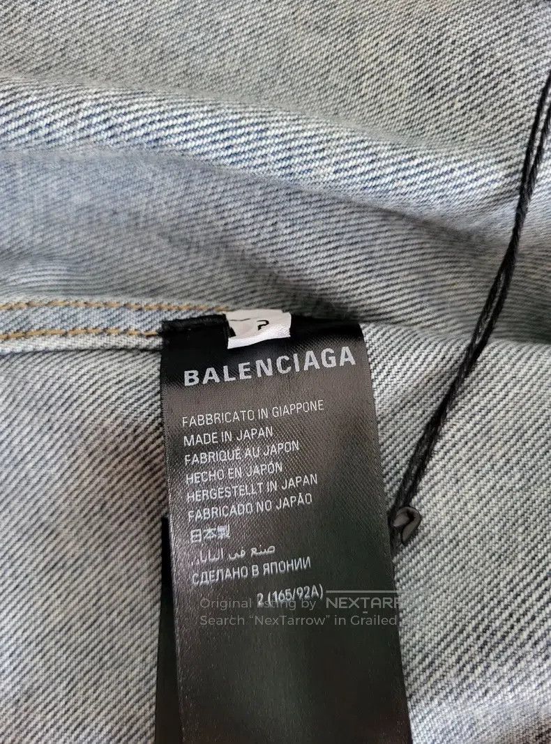 Balenciaga Balenciaga Tape denim work shorts shirt jacket Size US M / EU 48-50 / 2 - 6 Thumbnail