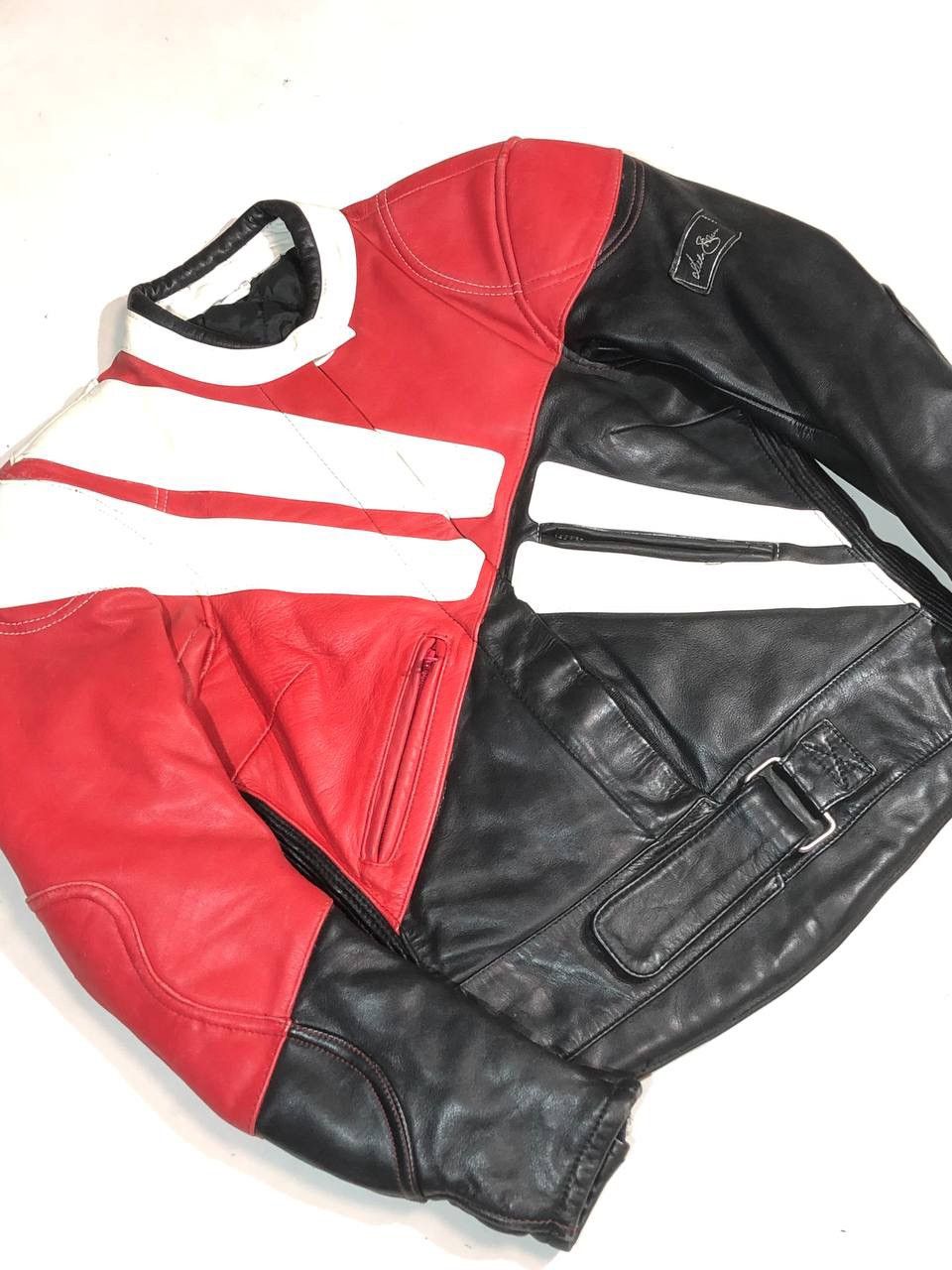 Vintage Vintage Rare Avangarde Racing Moto Leather Jacket Size US S / EU 44-46 / 1 - 6 Thumbnail