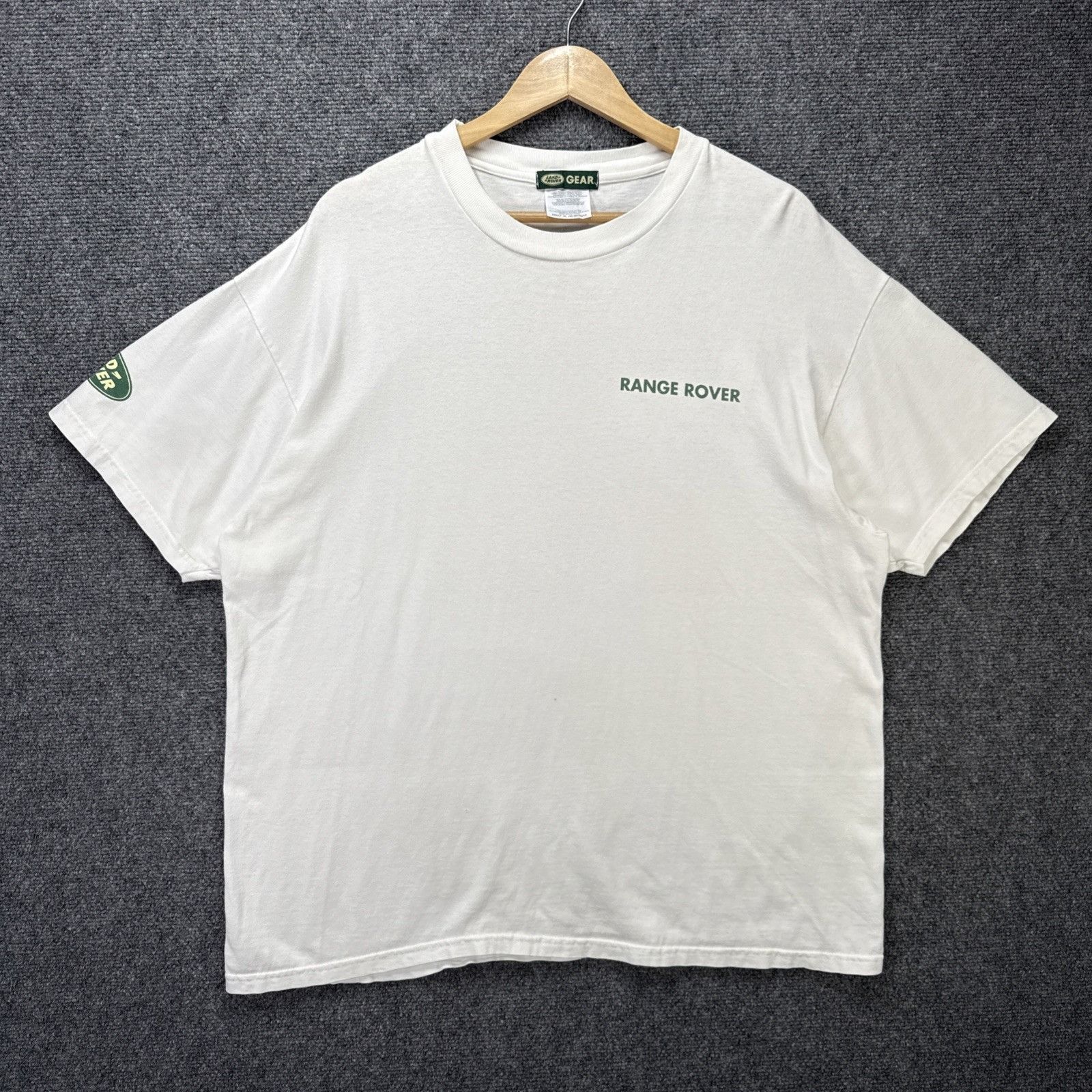 Vintage Vintage Land Rover Shirt Mens XL White 90s Safari Outdoors N Size US XL / EU 56 / 4 - 2 Thumbnail